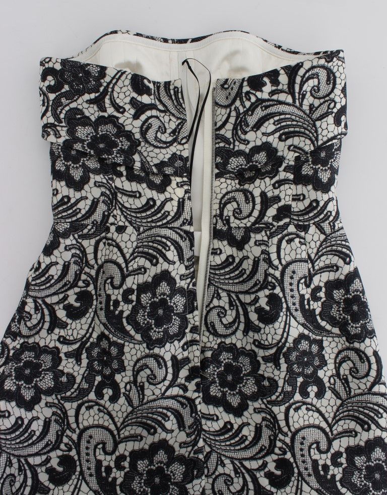 Dolce & Gabbana Elegant Silk Lace Corset Maxi Women's Dress Size S / US 4 / IT 40 - 5 Thumbnail