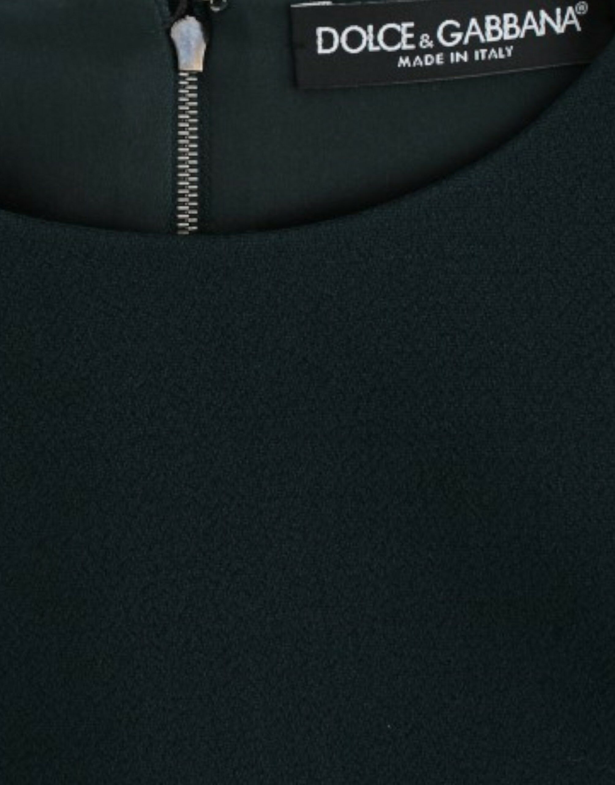 Dolce & Gabbana Enchanted Sicily Green Wool Silk Blend Women's Blouse Size S / US 4 / IT 40 - 5 Thumbnail