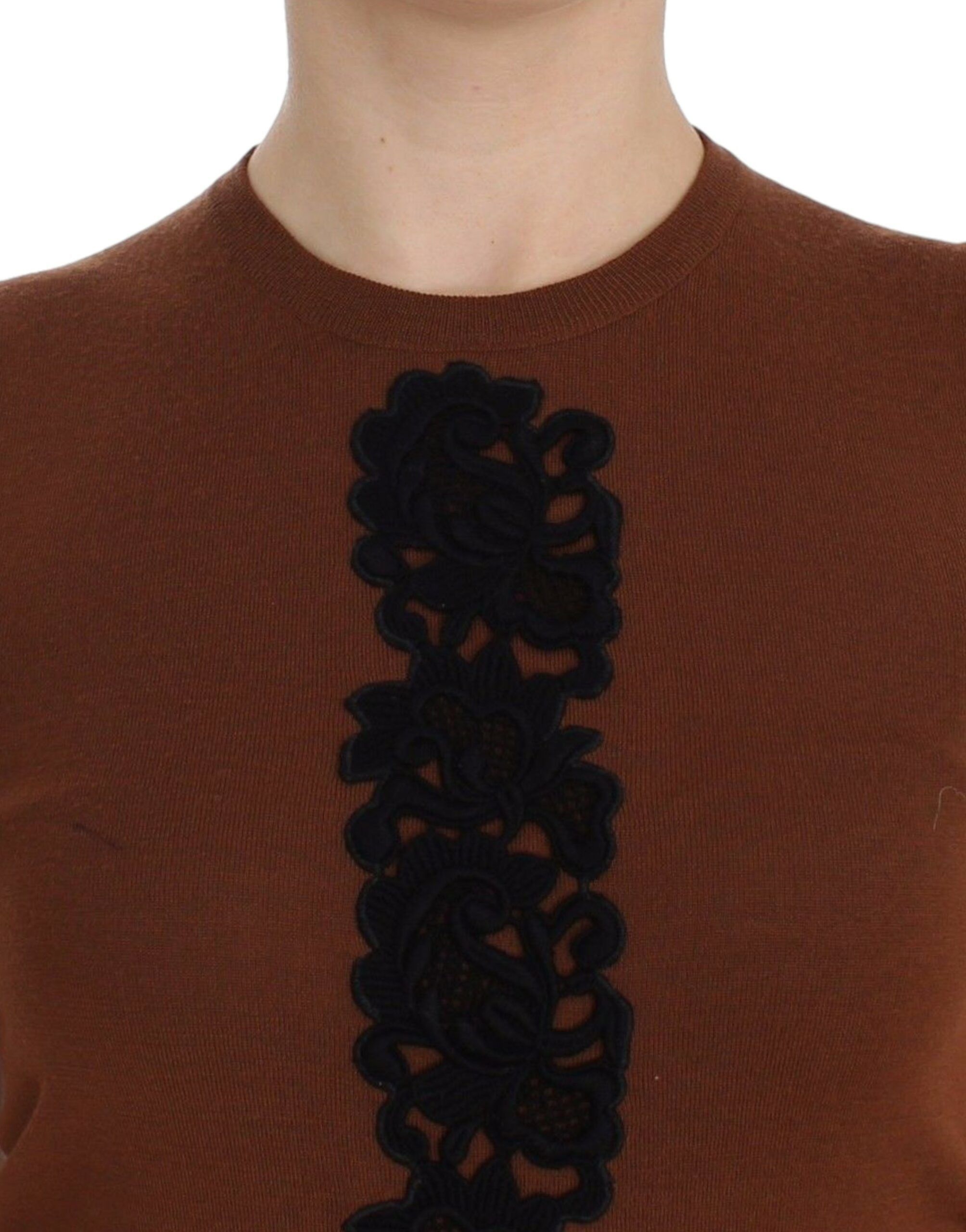 Dolce & Gabbana Timeless Wool and Lace Sleeveless Women's Vest Size XS / US 0-2 / IT 36-38 - 5 Thumbnail