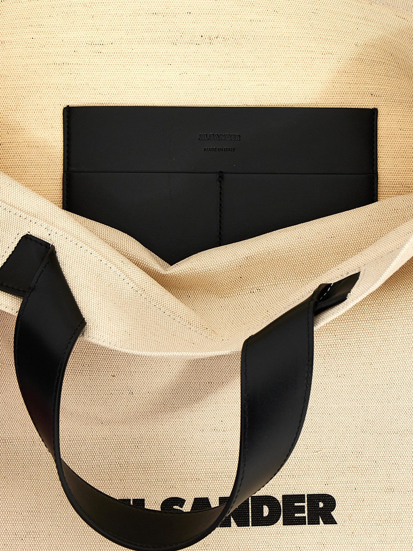 Jil Sander 'Border Book Tote Square' Shopping Bag Size ONE SIZE - 4 Thumbnail