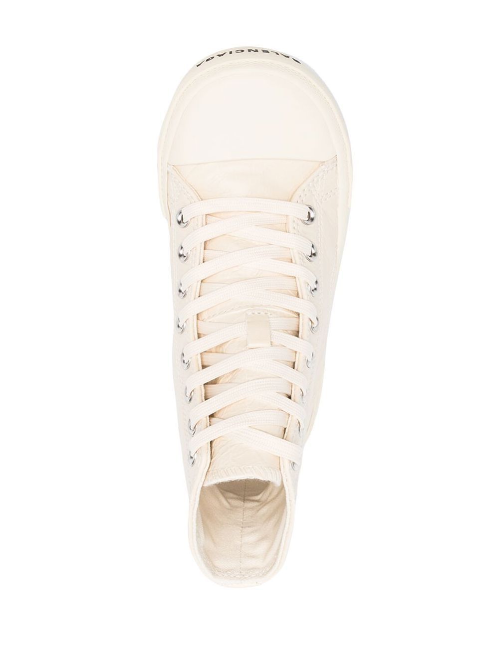 Balenciaga Paris High Top Leather in White Size US 9 / EU 42 - 4 Thumbnail