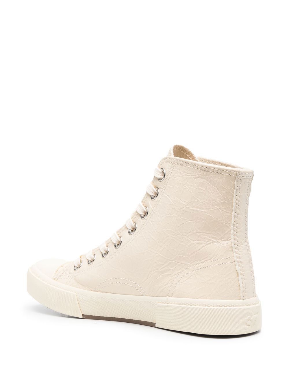 Balenciaga Paris High Top Leather in White Size US 11 / EU 44 - 3 Thumbnail