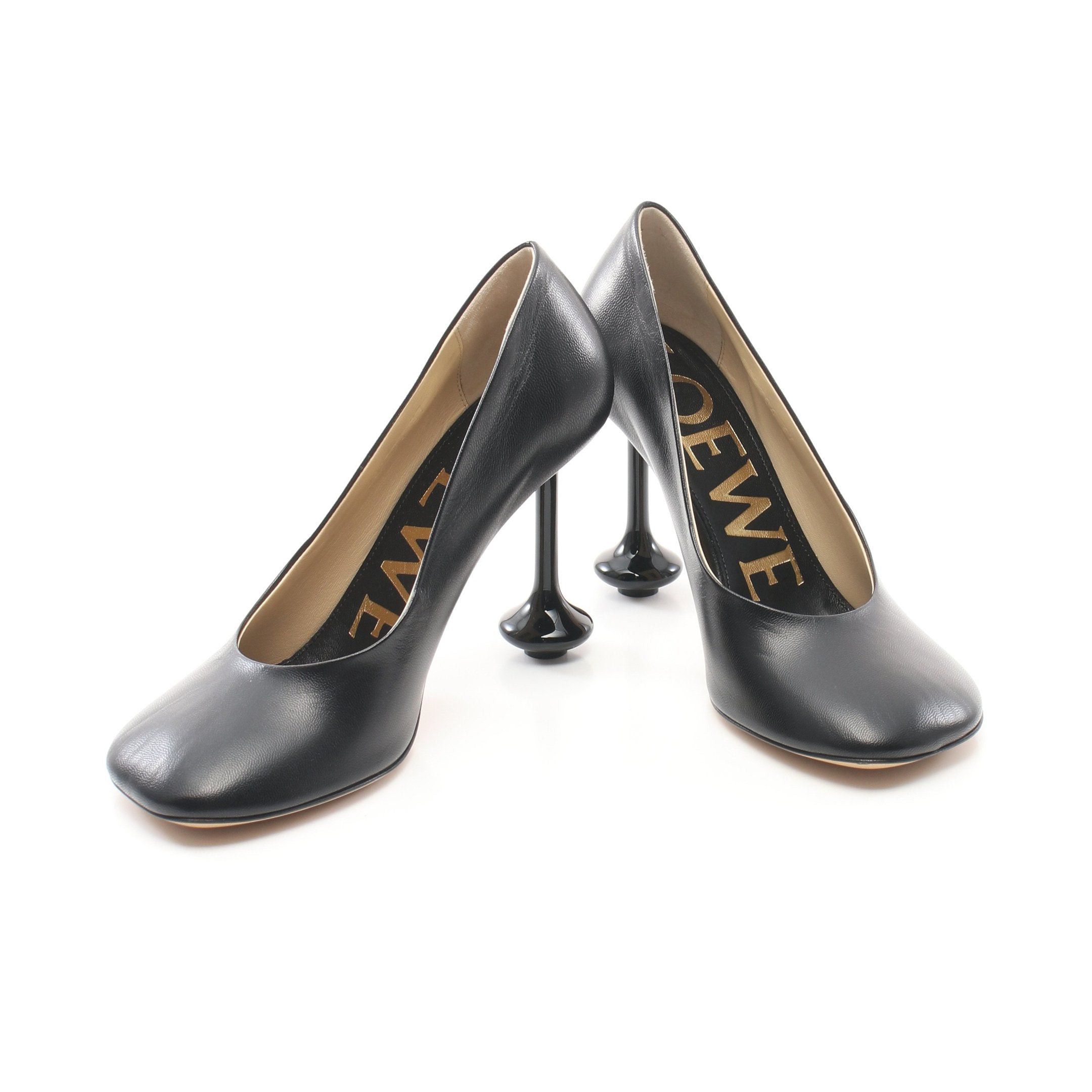 Loewe Loewe Toy Pumps Leather Black Size ONE SIZE - 3 Thumbnail