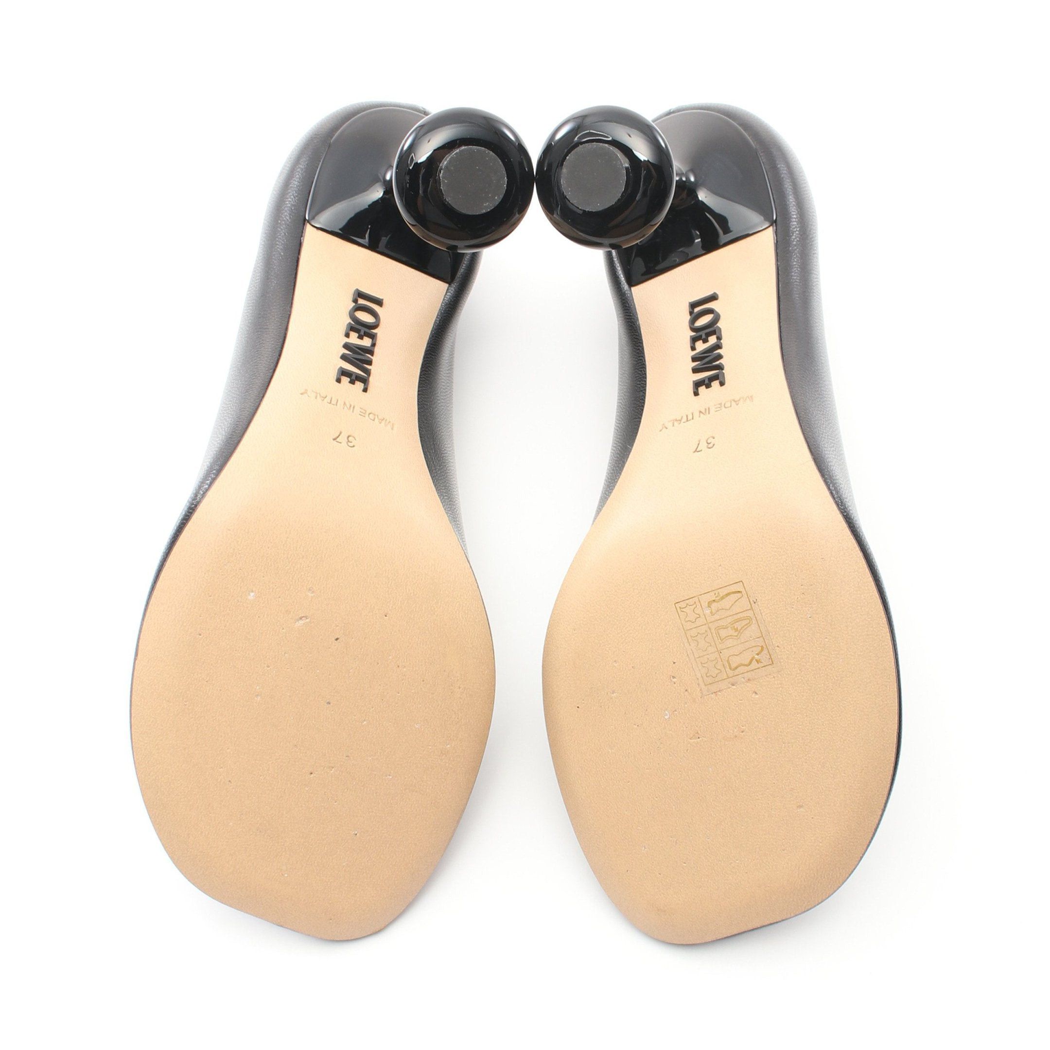 Loewe Loewe Toy Pumps Leather Black Size ONE SIZE - 4 Thumbnail