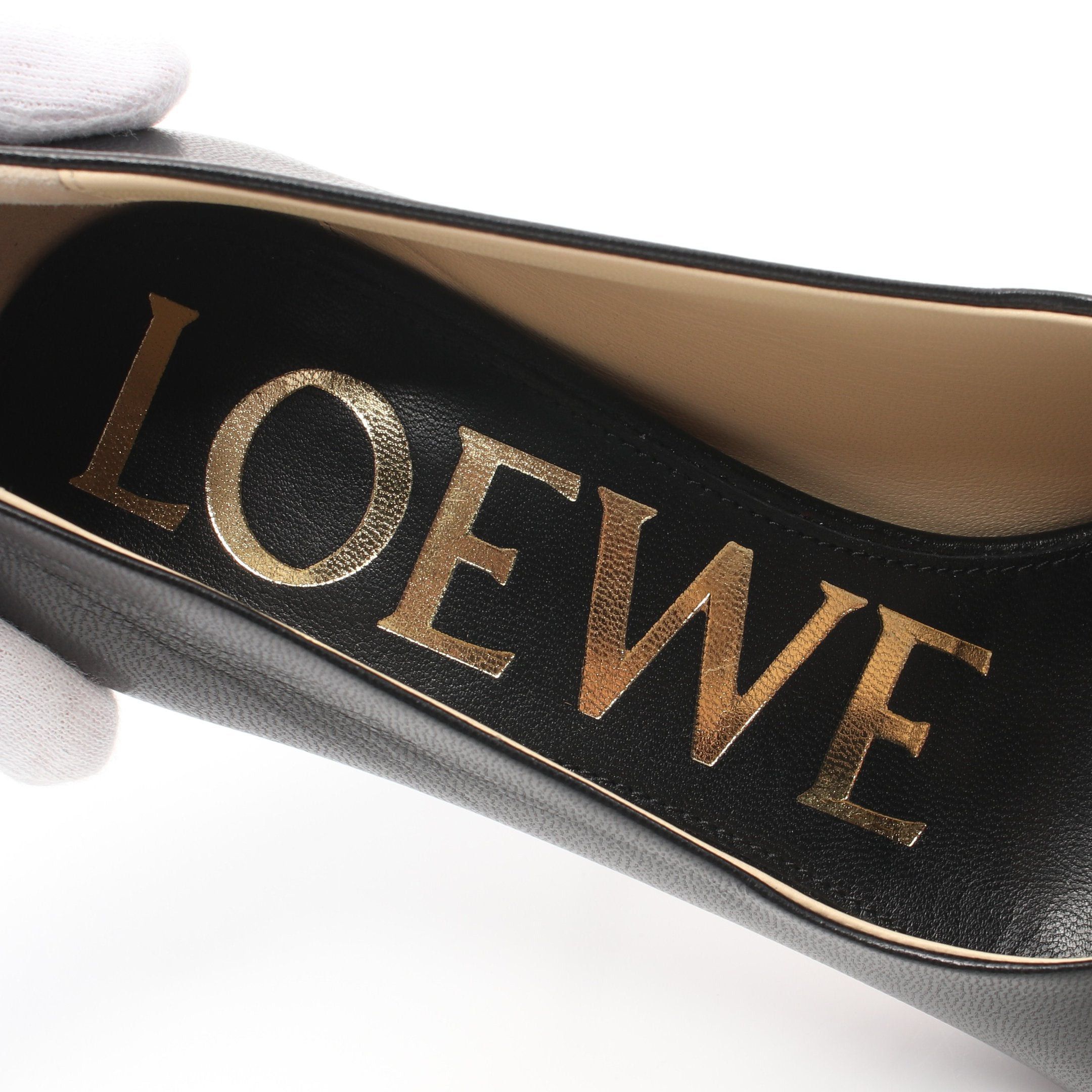 Loewe Loewe Toy Pumps Leather Black Size ONE SIZE - 5 Thumbnail