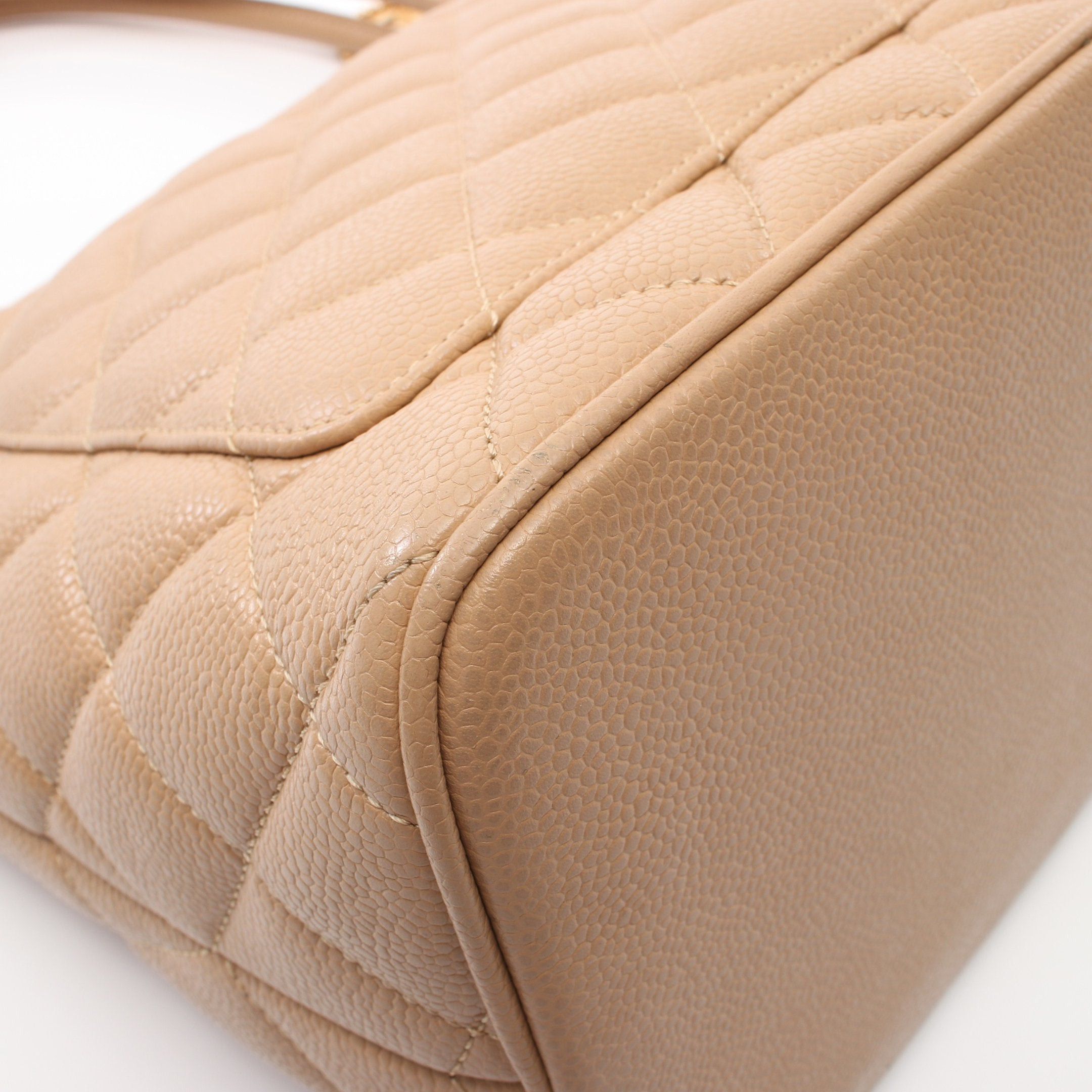 Chanel Chanel Reissue Tote Handbag Bag Caviar Skin Beige Gold Hardware Size ONE SIZE - 8 Thumbnail