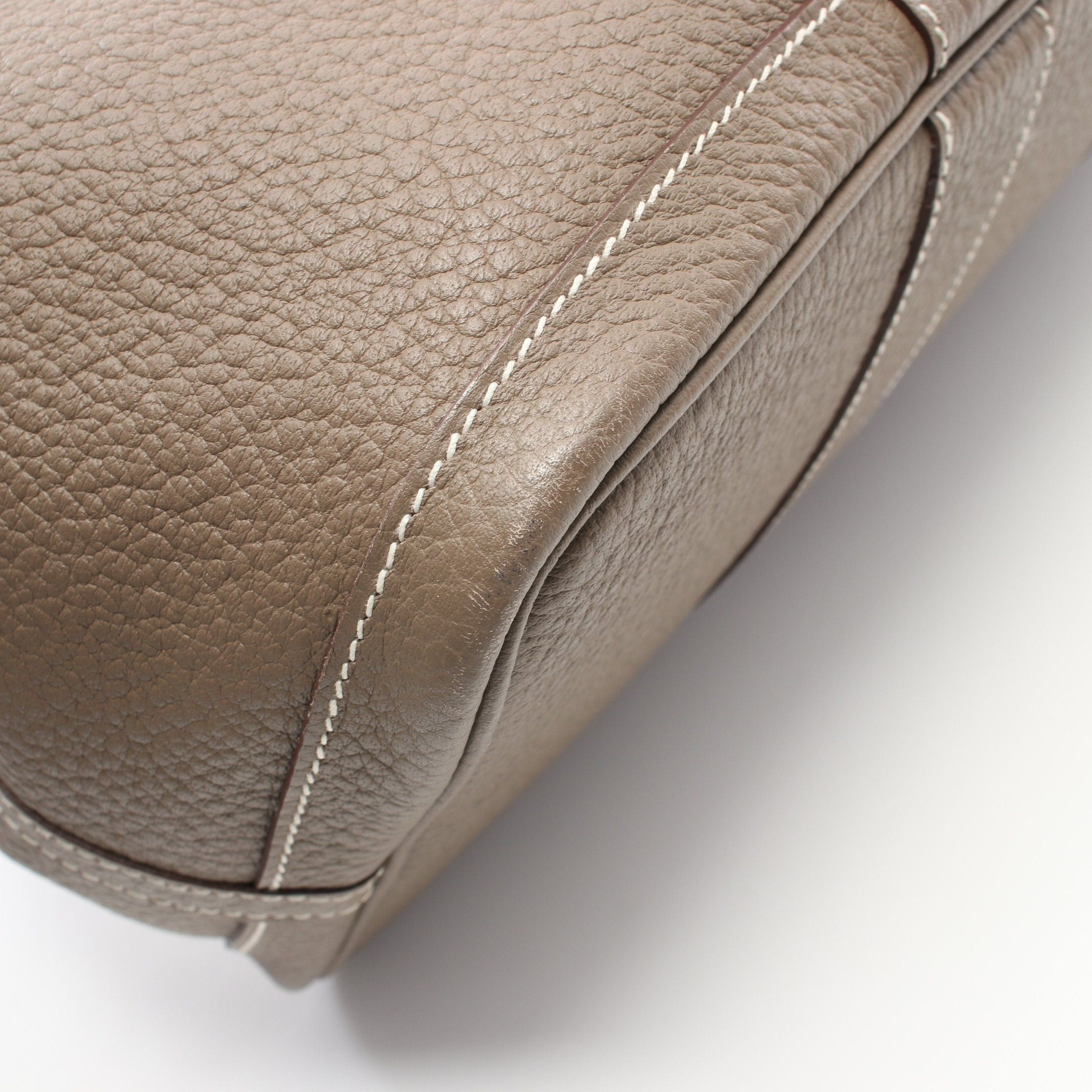Hermes Hermes Garden Party Pm Etoupe Handbag Tote Bag Vash Country Gray Brown Silver Hardware T Stamp Size ONE SIZE - 10 Thumbnail