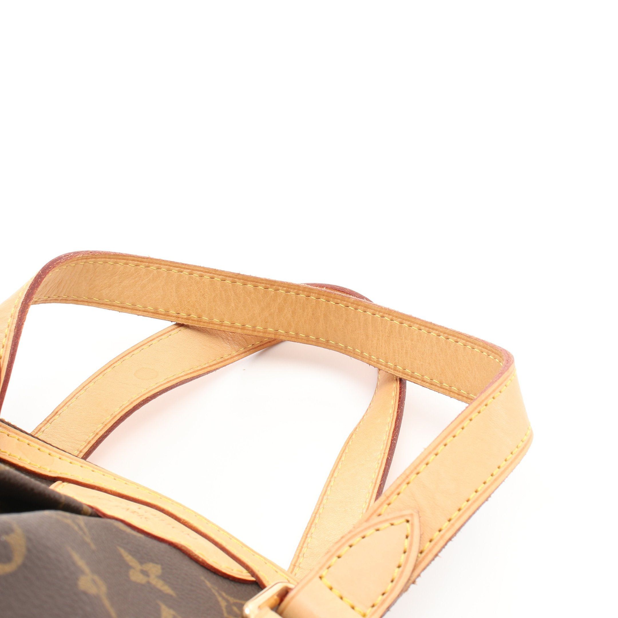 Louis Vuitton Louis Vuitton Palermo Pm Monogram Handbag Leather Brown Size ONE SIZE - 6 Thumbnail