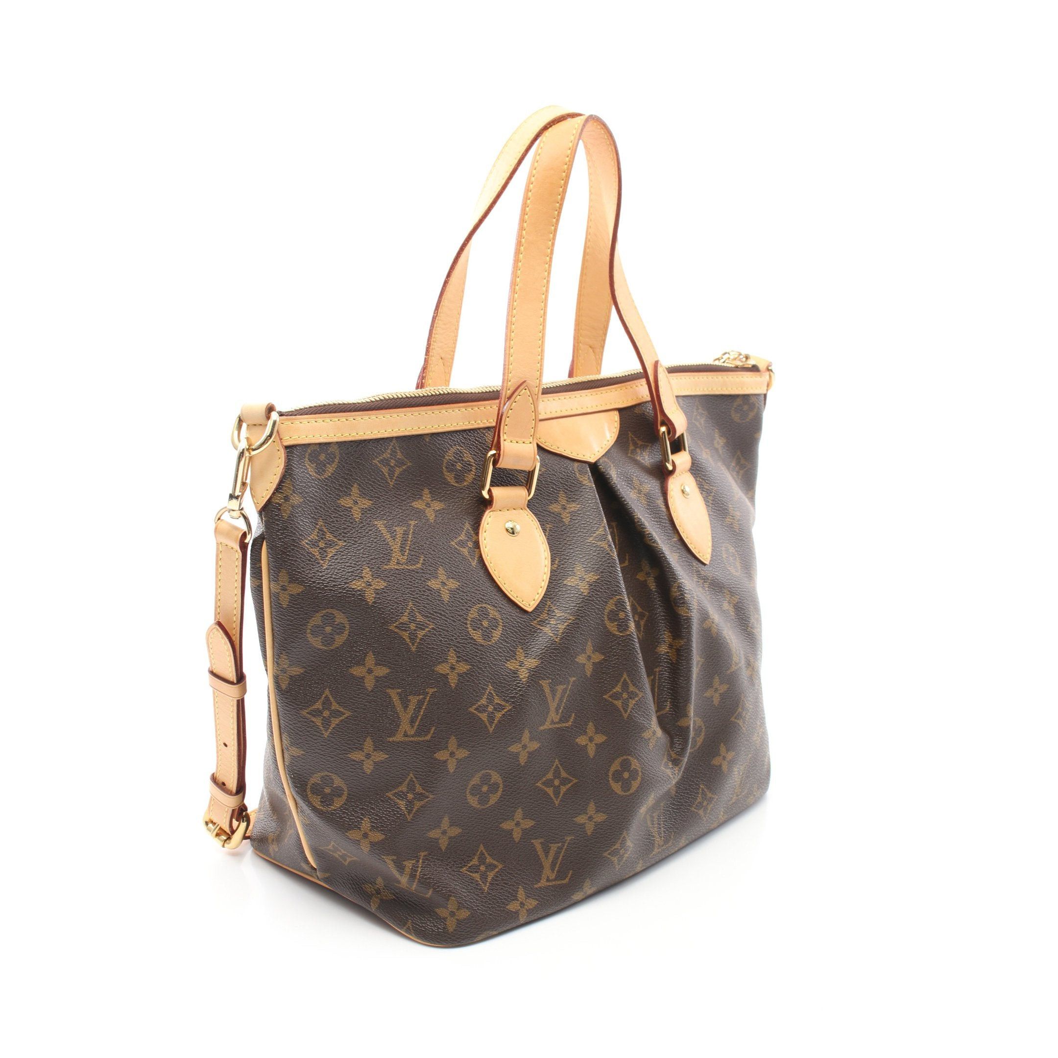 Louis Vuitton Louis Vuitton Palermo Pm Monogram Handbag Leather Brown Size ONE SIZE - 2 Thumbnail