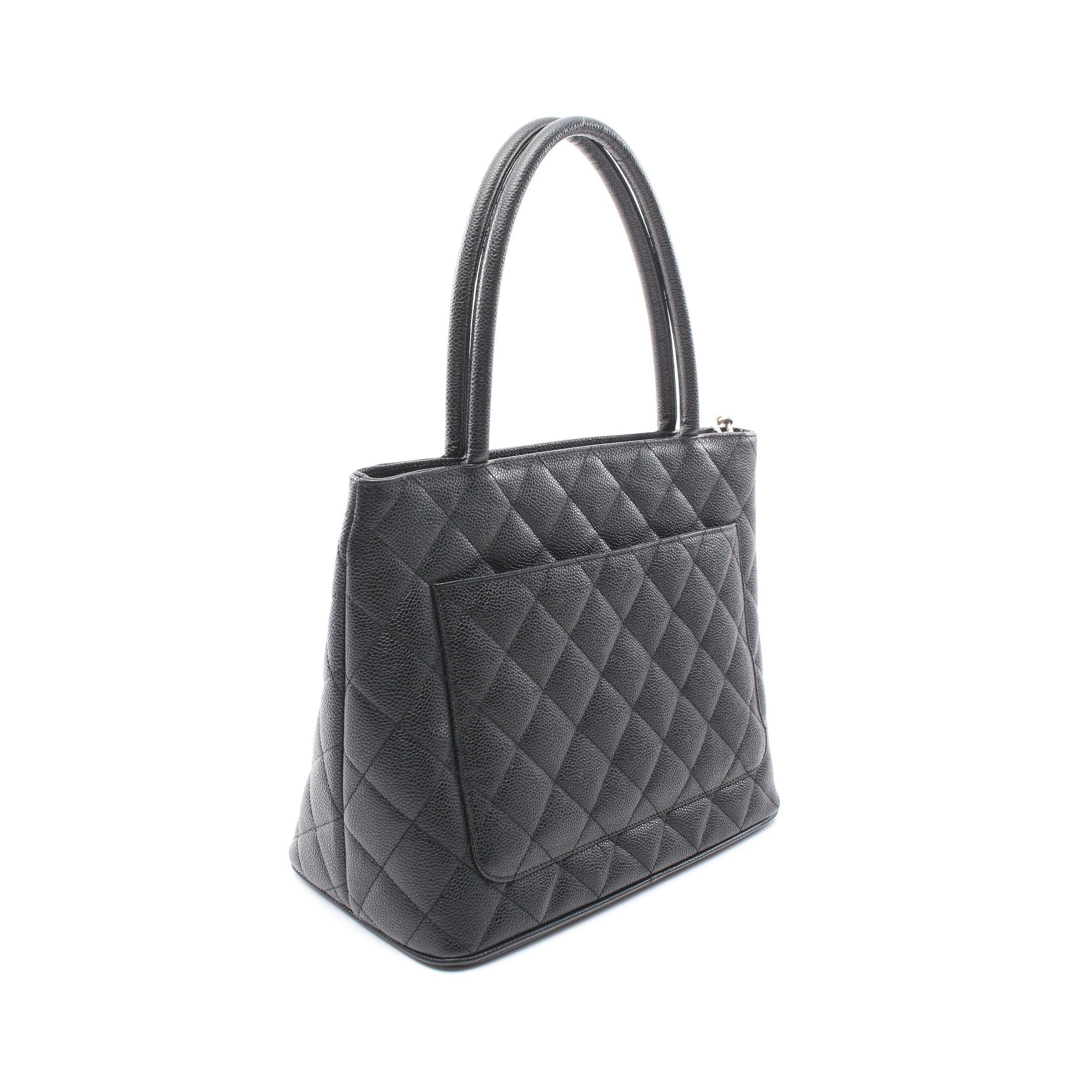 Chanel Chanel Reissue Tote Handbag Bag Caviar Skin Black Silver Hardware Size ONE SIZE - 2 Thumbnail