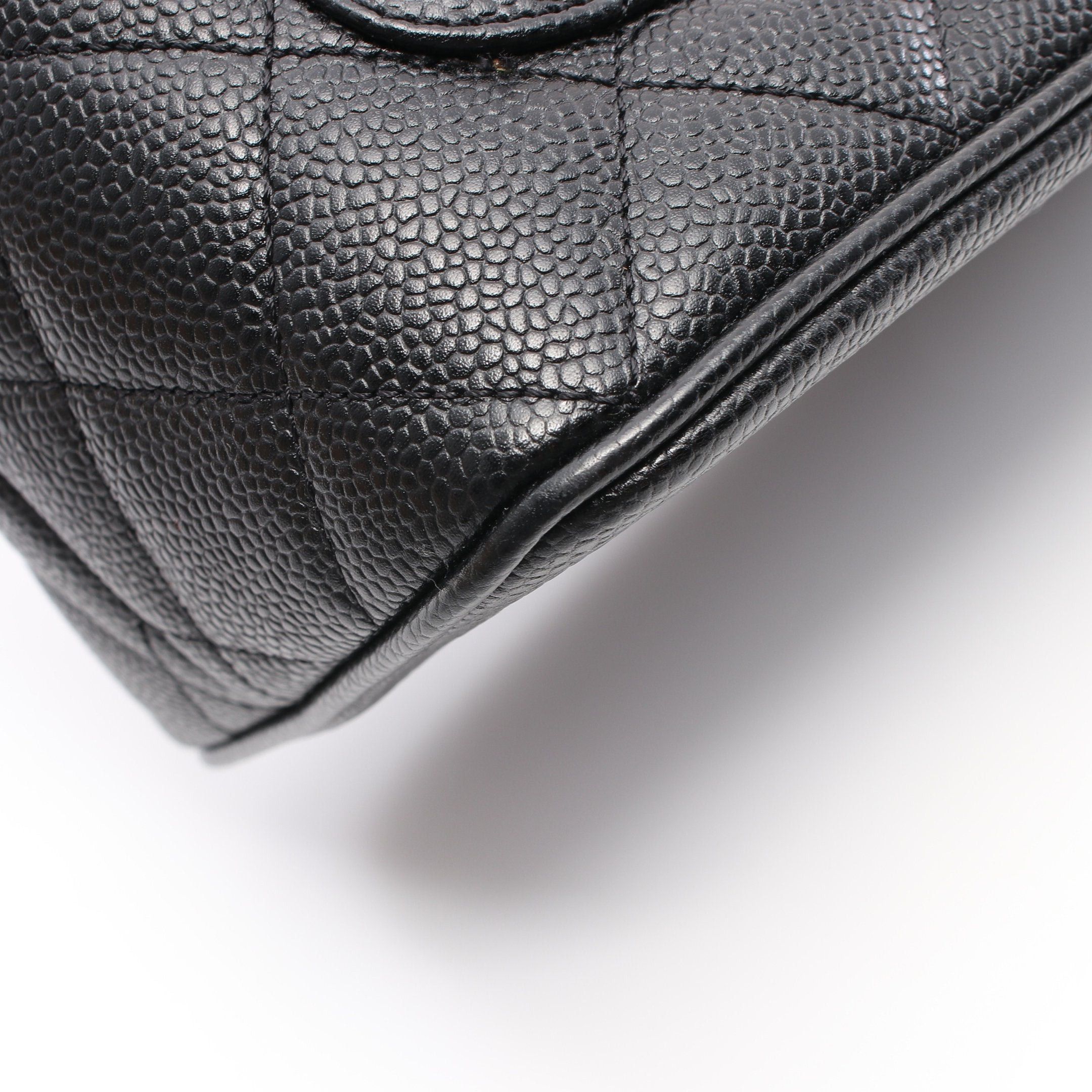 Chanel Chanel Reissue Tote Handbag Bag Caviar Skin Black Silver Hardware Size ONE SIZE - 6 Thumbnail