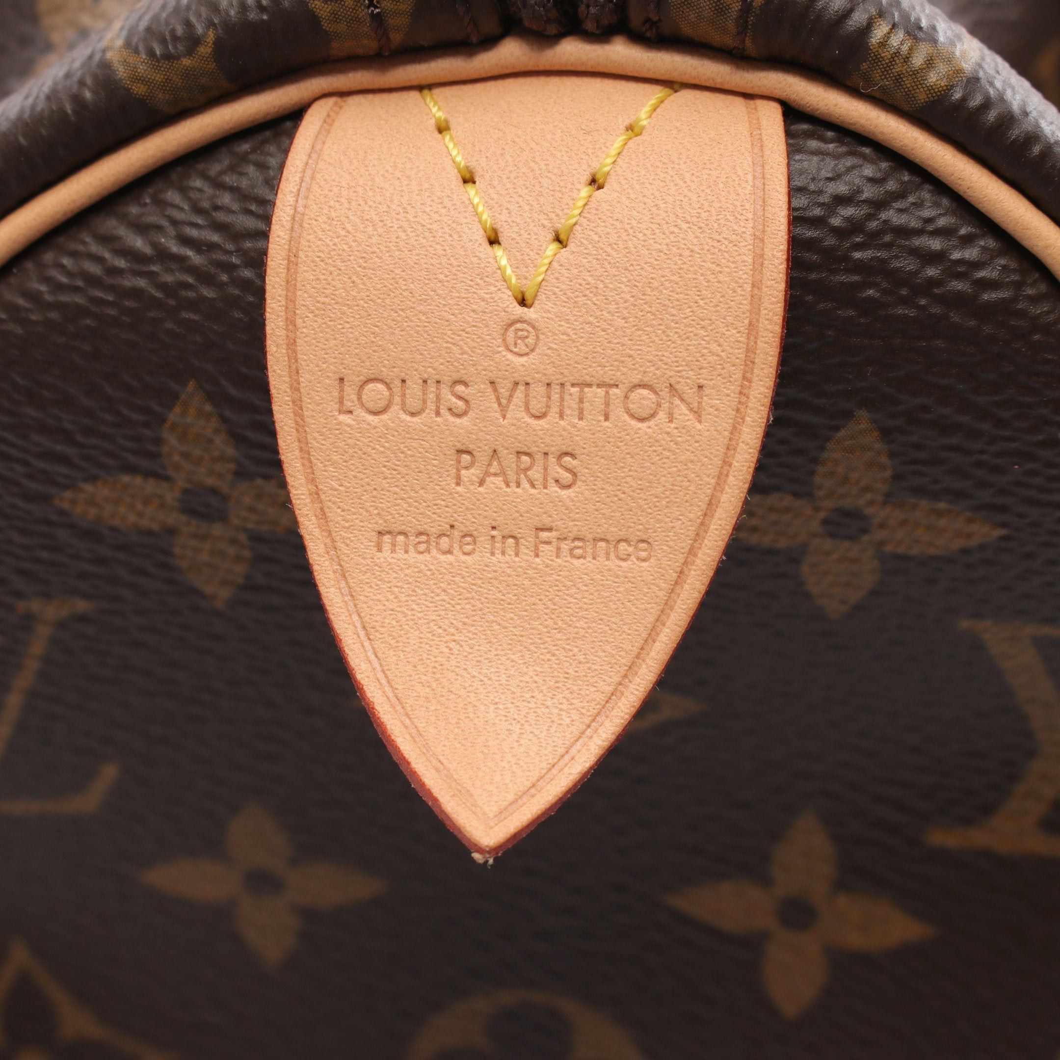 Louis Vuitton Louis Vuitton Speedy 25 Monogram Handbag Leather Brown Size ONE SIZE - 4 Thumbnail