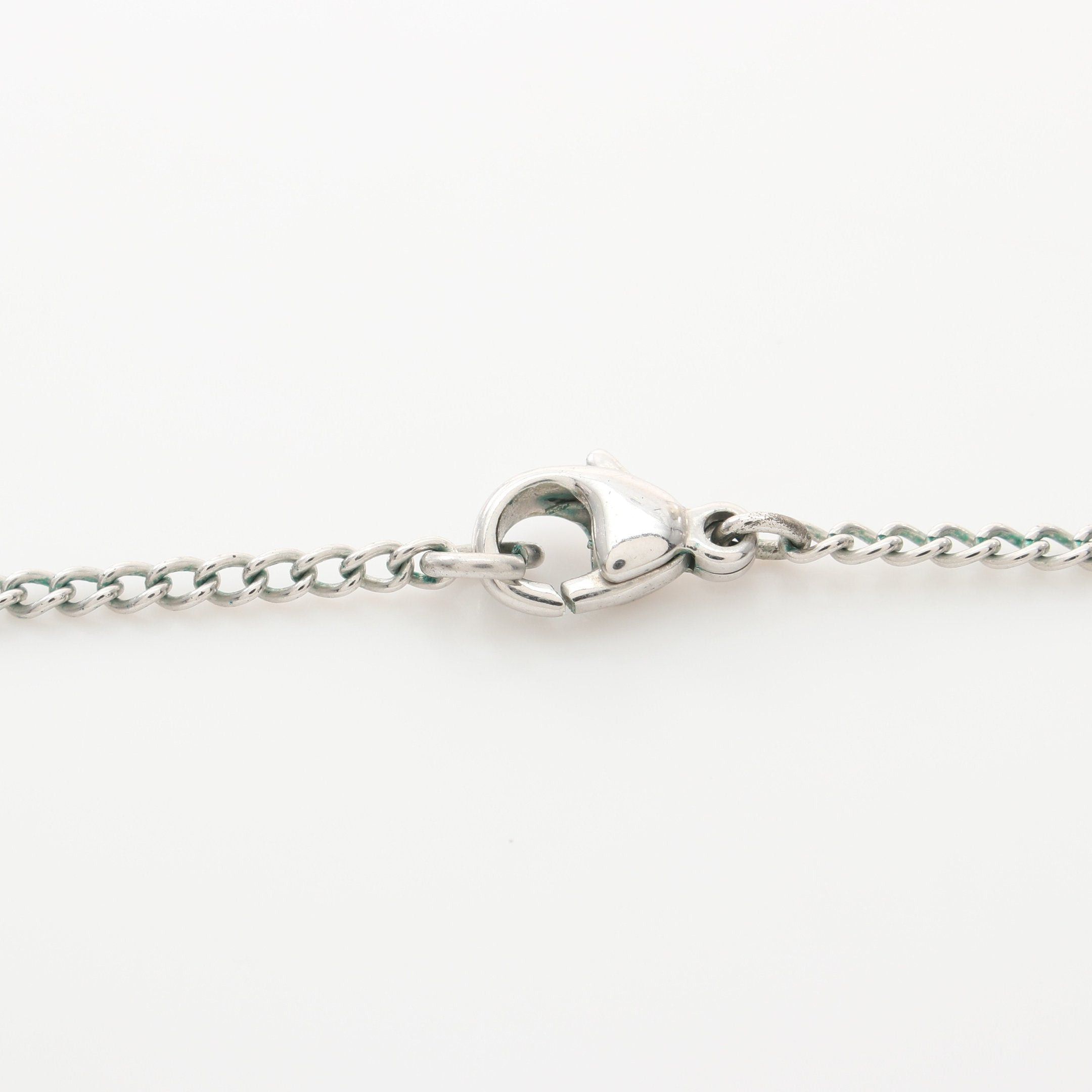 Chanel Chanel Coco Mark Necklace Silver 04C Size ONE SIZE - 3 Thumbnail