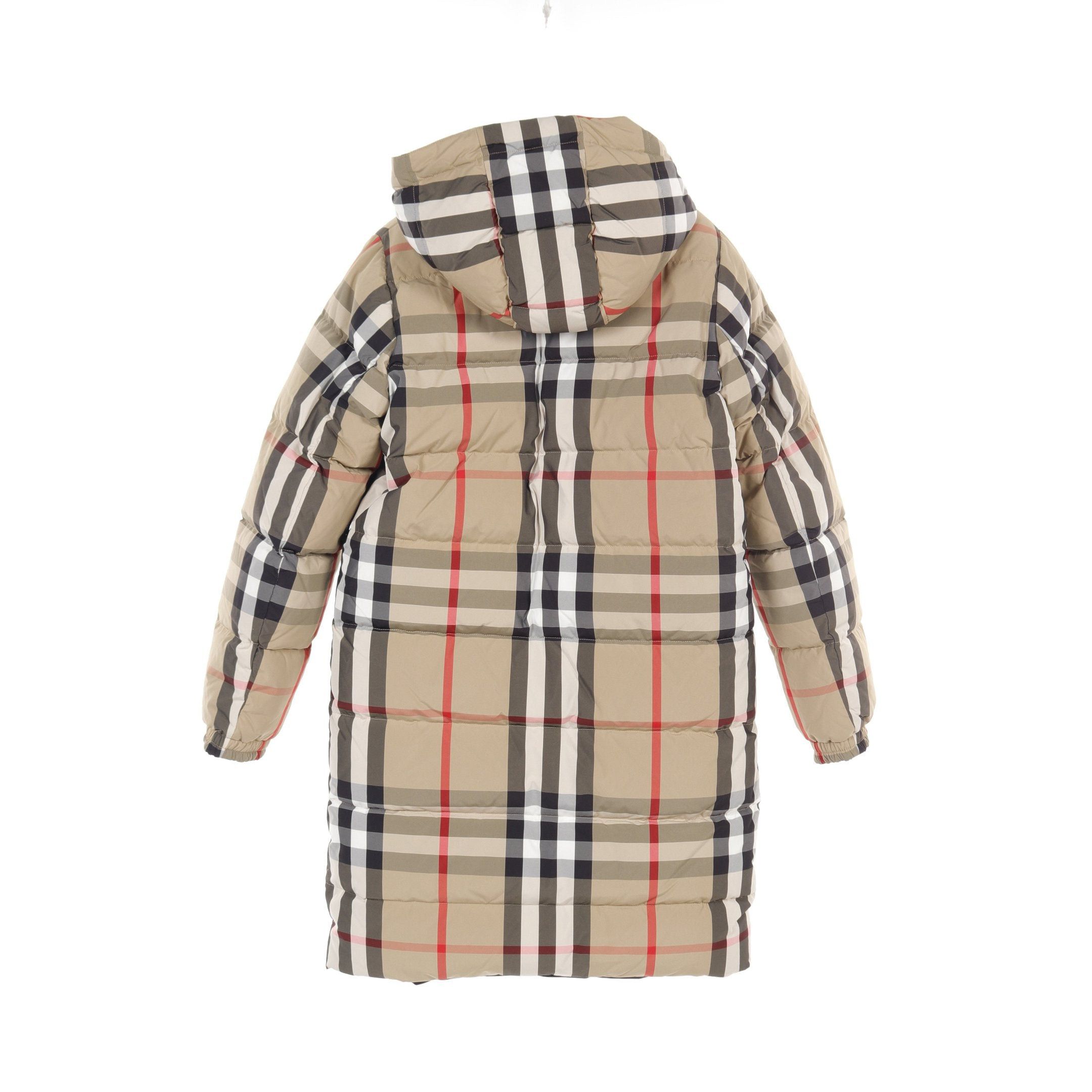 Burberry Burberry Nova Check Down Coat Nylon Beige Black Reversible Kids Size ONE SIZE - 2 Thumbnail