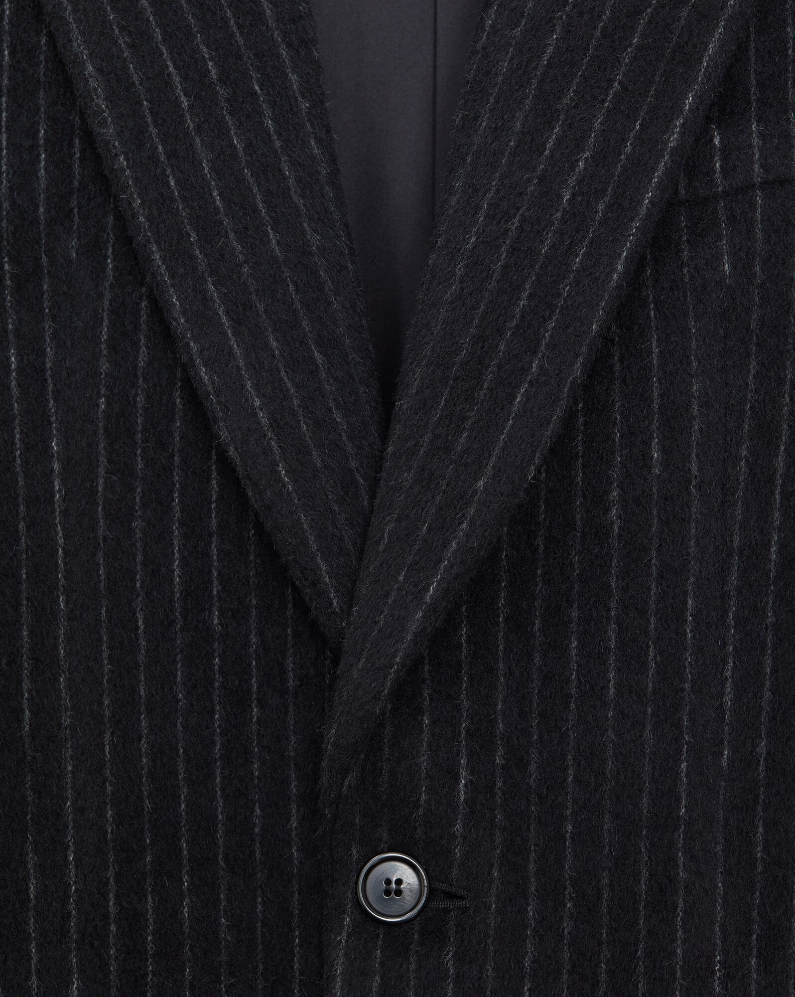 Saint Laurent Paris Striped Coat in Wool and Mohair Size US L / EU 52-54 / 3 - 3 Thumbnail