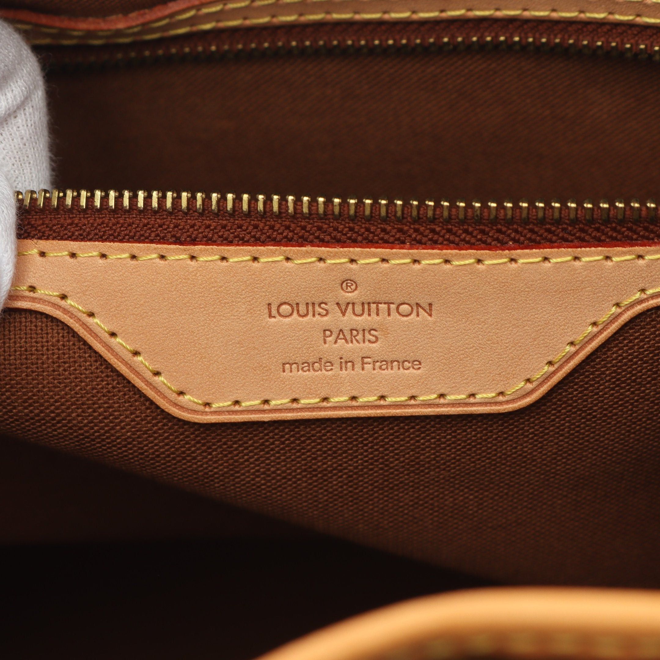 Louis Vuitton Louis Vuitton Batignolles Horizontal Monogram Shoulder Bag Leather Brown Size ONE SIZE - 4 Thumbnail