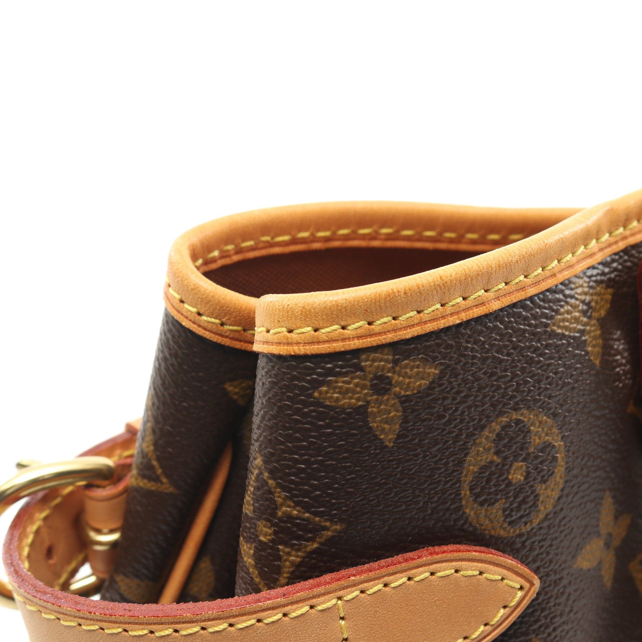 Louis Vuitton Louis Vuitton Batignolles Horizontal Monogram Shoulder Bag Leather Brown Size ONE SIZE - 9 Thumbnail