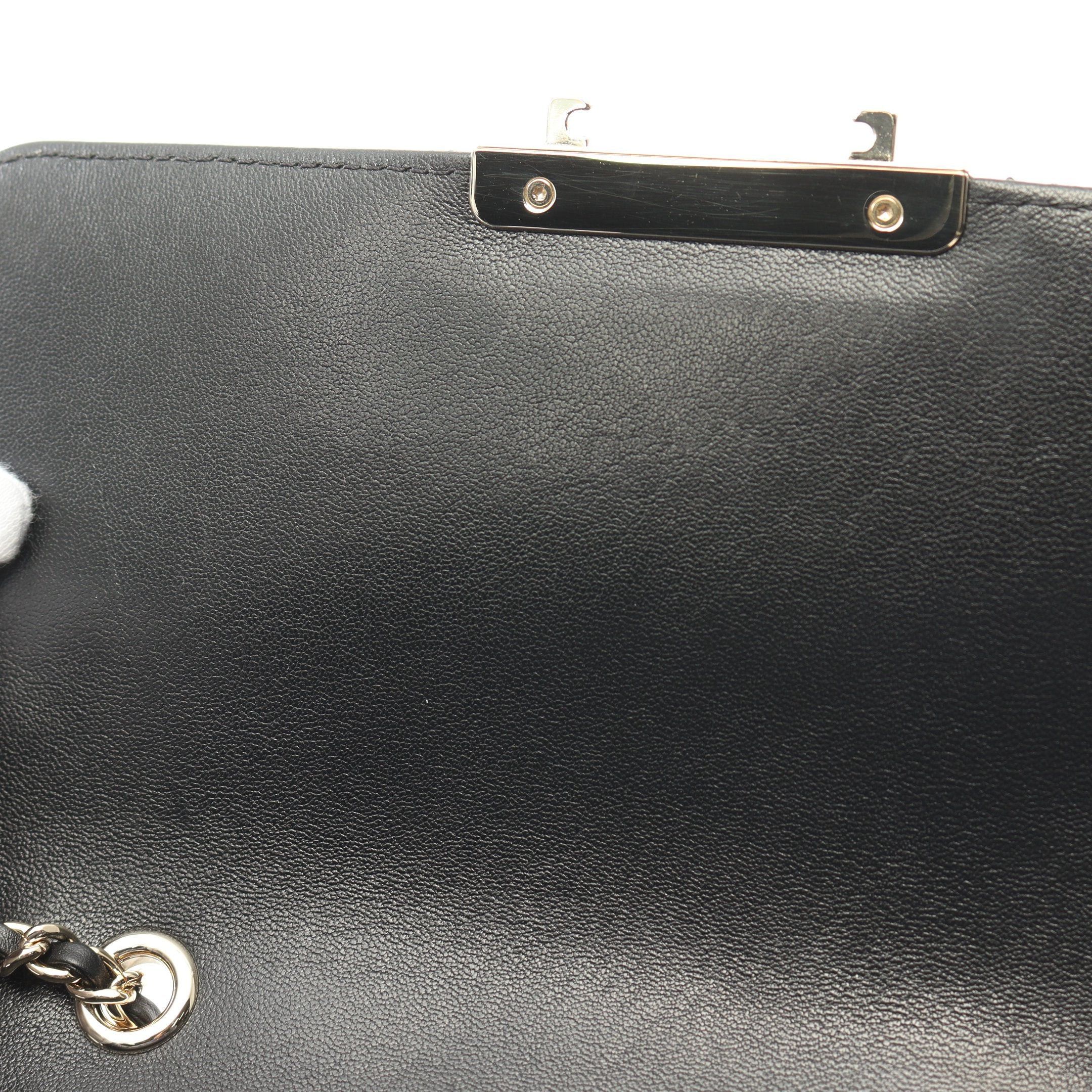 Chanel Chanel Matelasse Single Flap Chain Shoulder Bag Leather Black Gold Hardware Size ONE SIZE - 6 Thumbnail