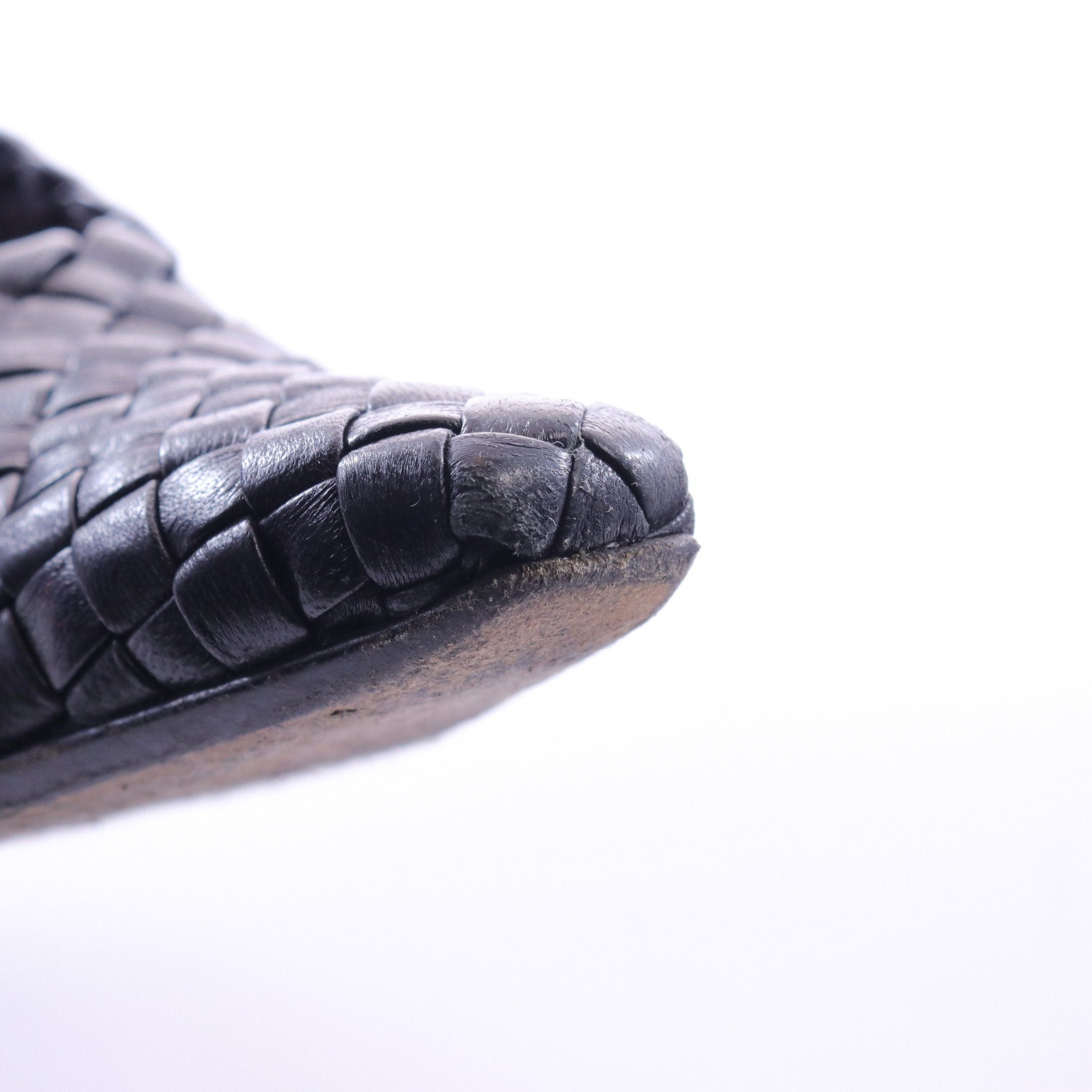 Bottega Veneta Bottega Veneta Intrecciato Almond Pumps Leather Black Size ONE SIZE - 7 Thumbnail