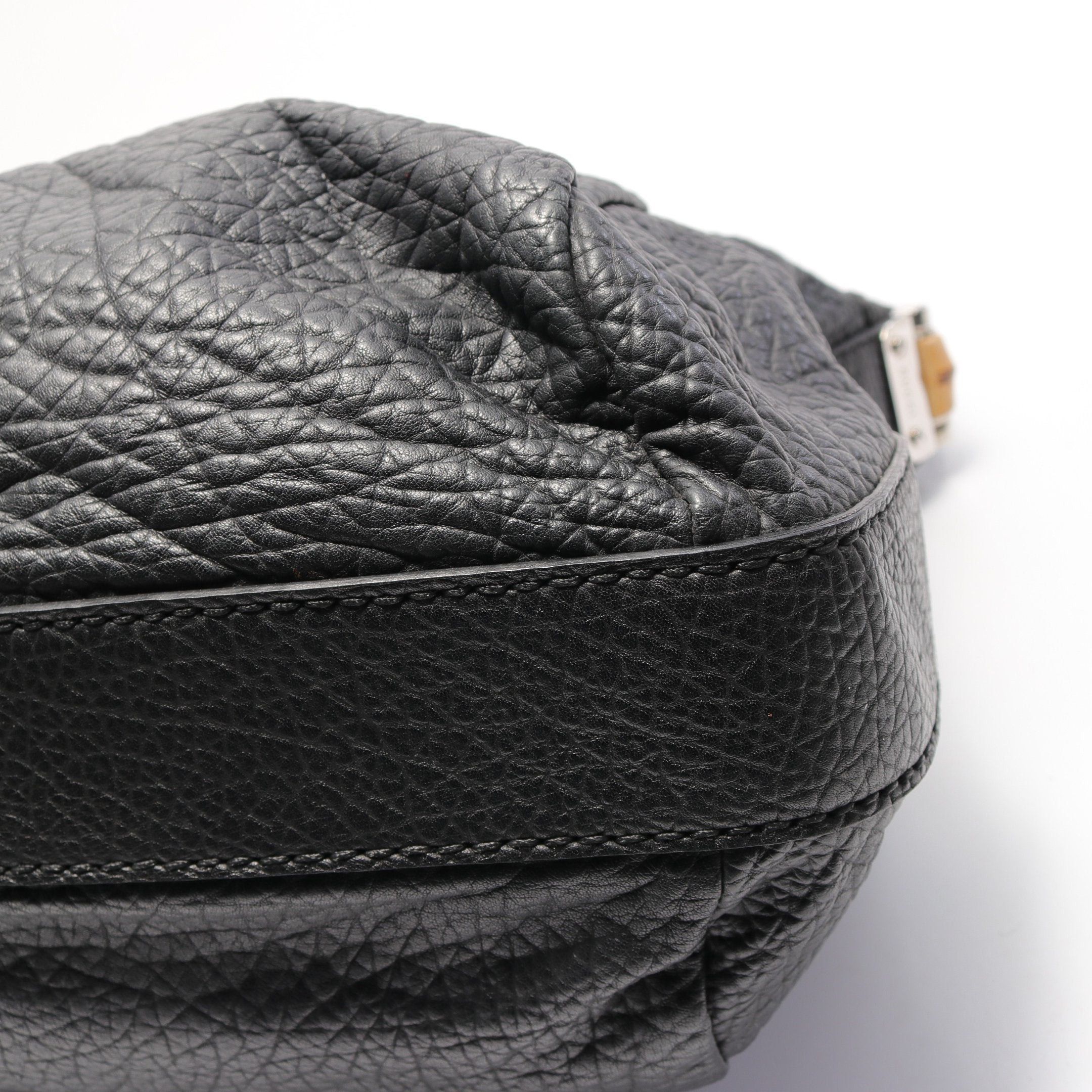 Gucci Gucci Bamboo One Shoulder Bag Leather Black Knitting Size ONE SIZE - 9 Thumbnail