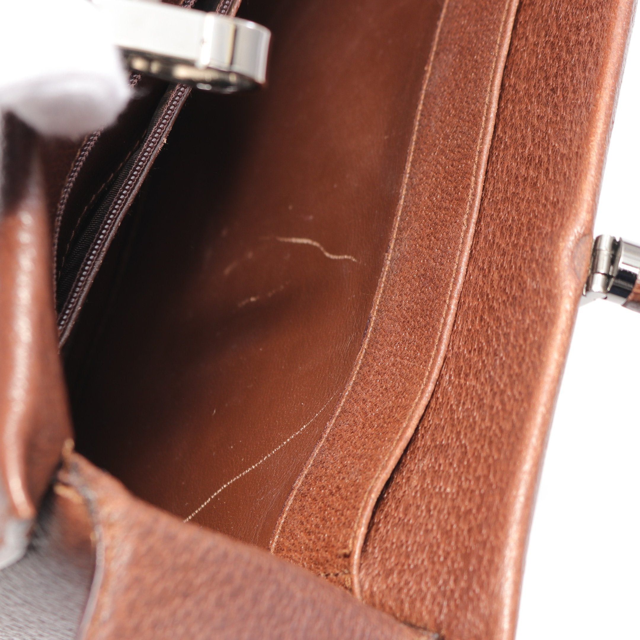 Gucci Gucci Bamboo Handbag Leather Brown Size ONE SIZE - 9 Thumbnail