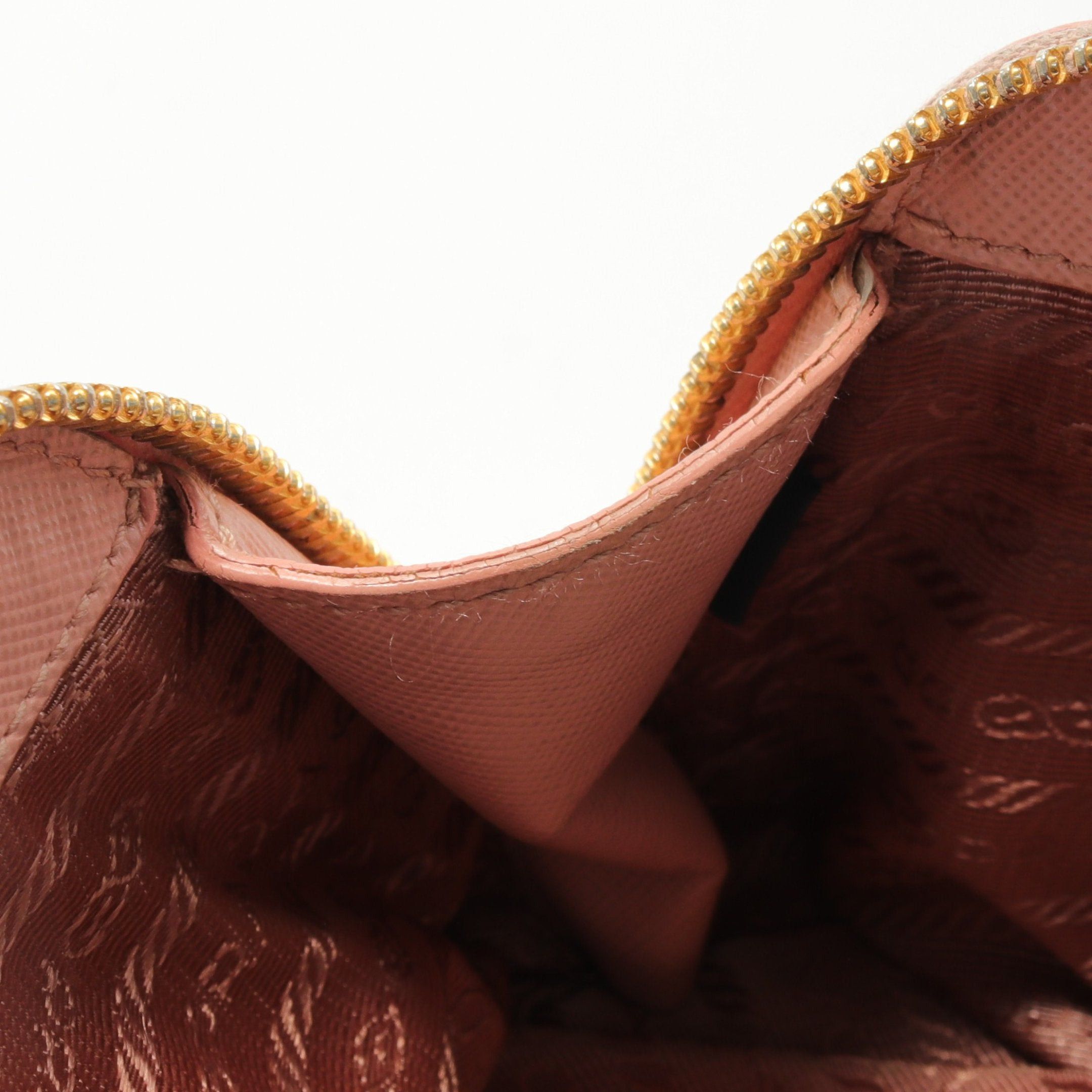 Prada Prada Saffiano Lux Handbag Leather Pink Size ONE SIZE - 5 Thumbnail