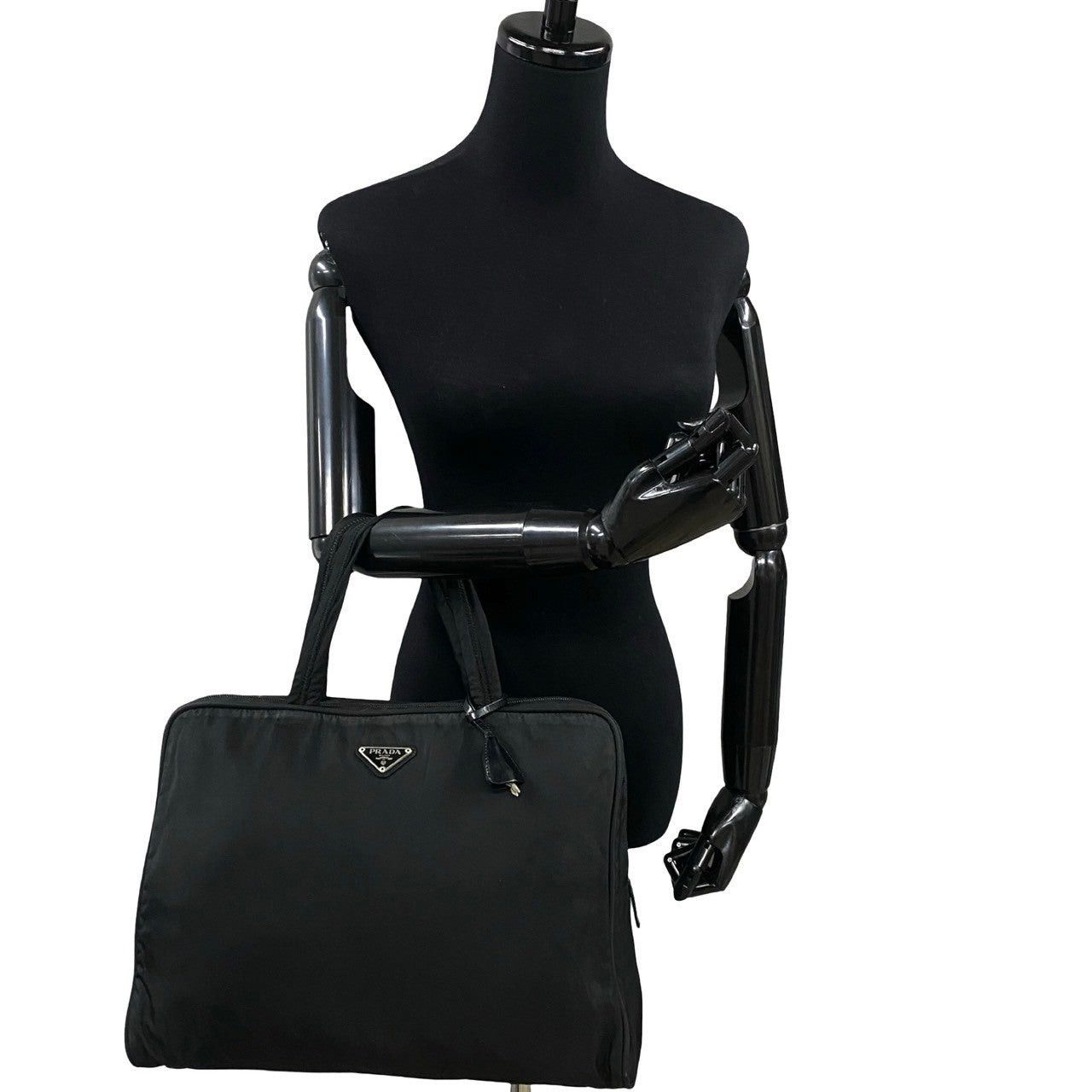 Prada Prada Handbag Black Nylon Size ONE SIZE - 2 Thumbnail
