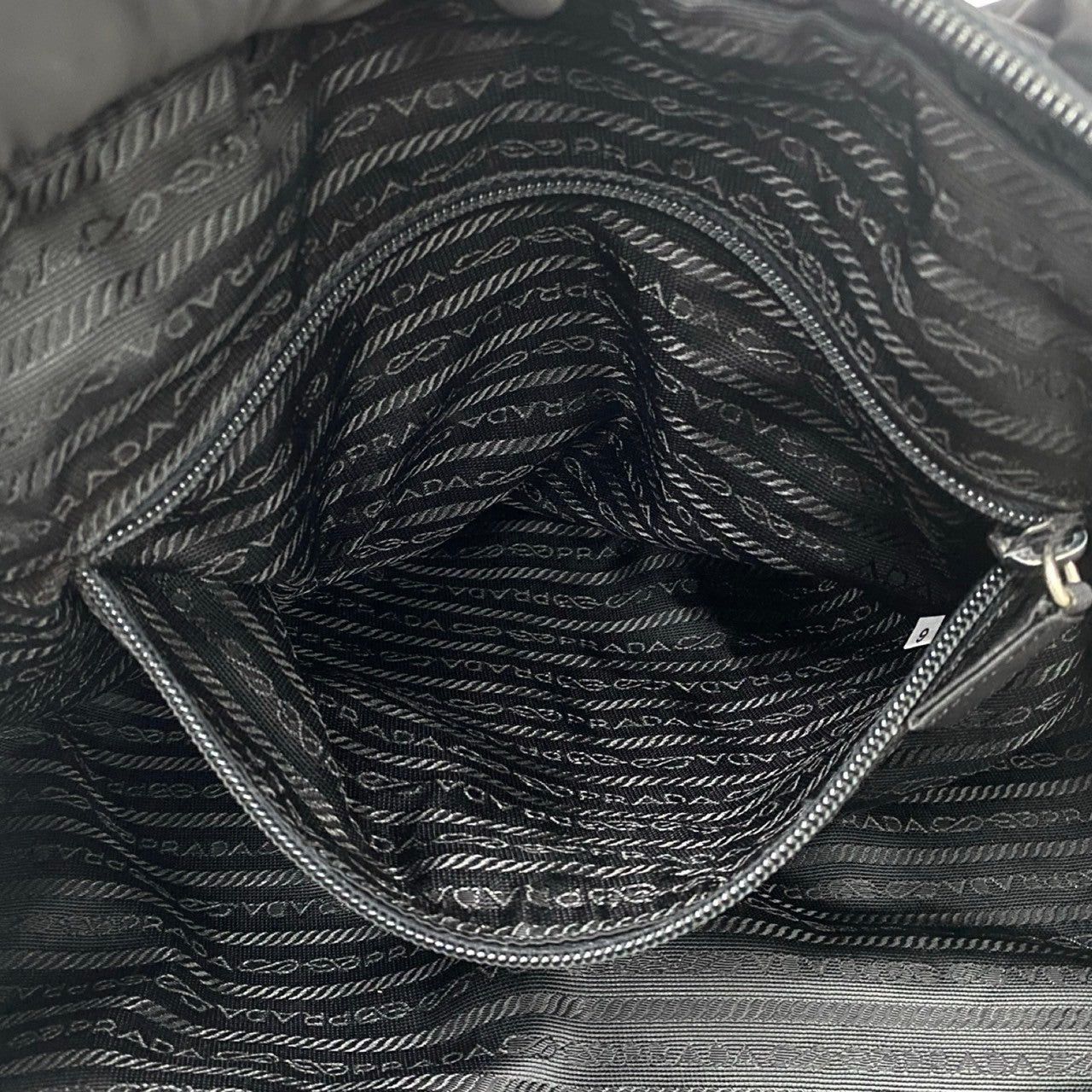Prada Prada Handbag Black Nylon Size ONE SIZE - 9 Thumbnail