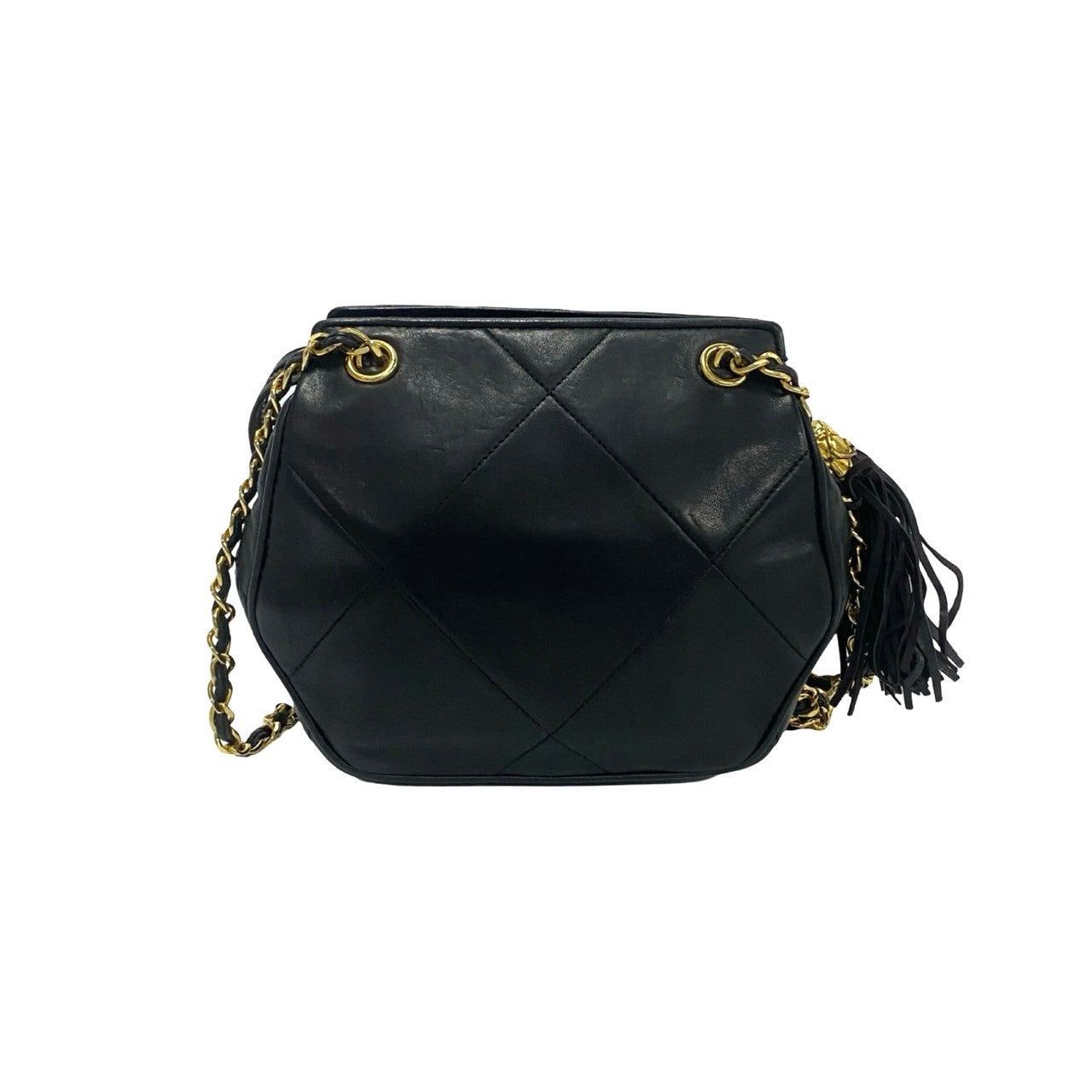 Chanel Chanel Shoulder Bag Black Lambskin Size ONE SIZE - 4 Thumbnail