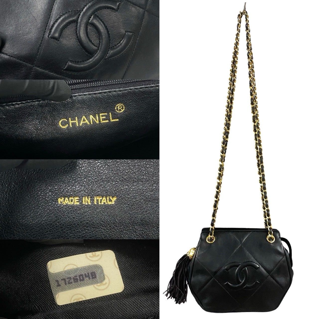 Chanel Chanel Shoulder Bag Black Lambskin Size ONE SIZE - 3 Thumbnail