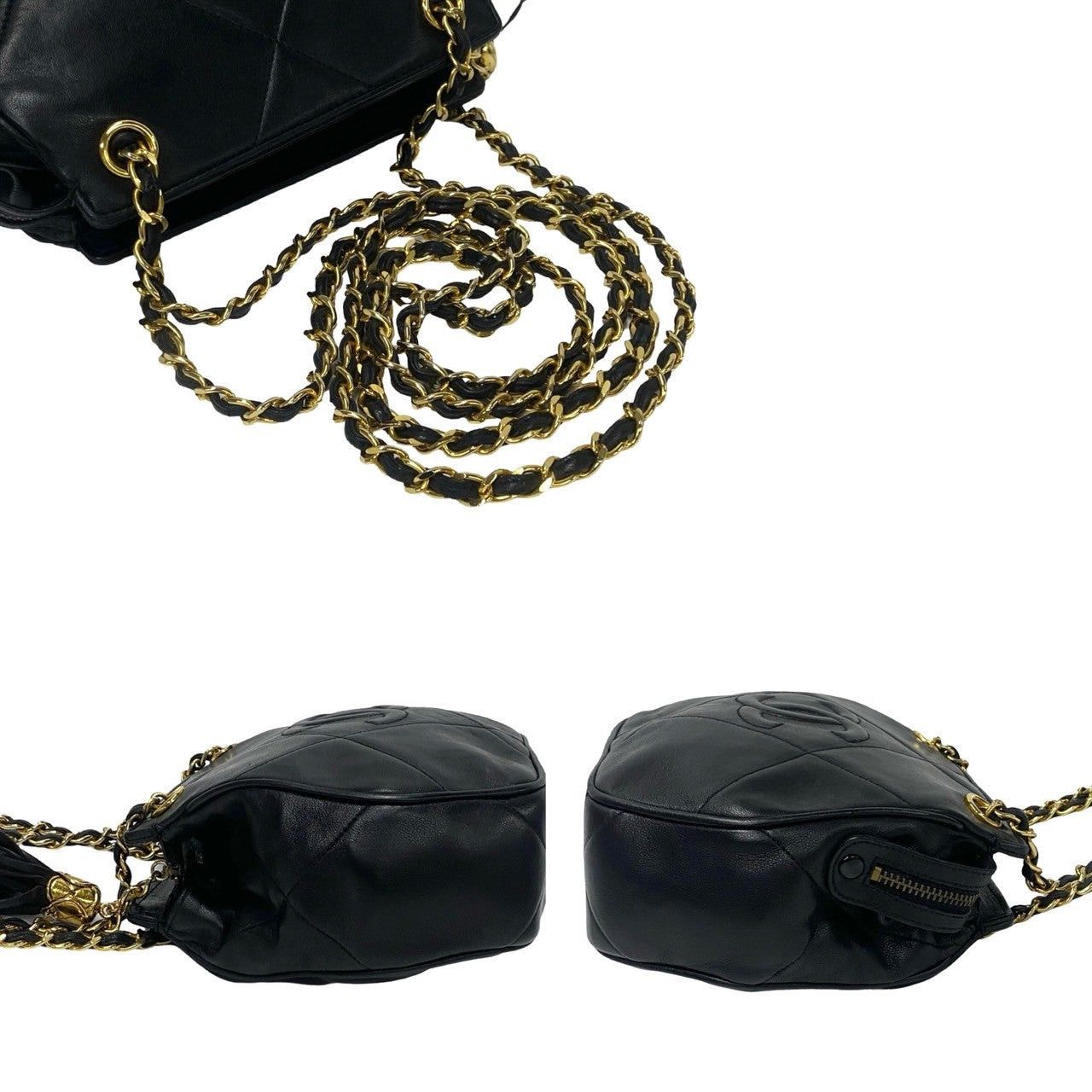 Chanel Chanel Shoulder Bag Black Lambskin Size ONE SIZE - 5 Thumbnail