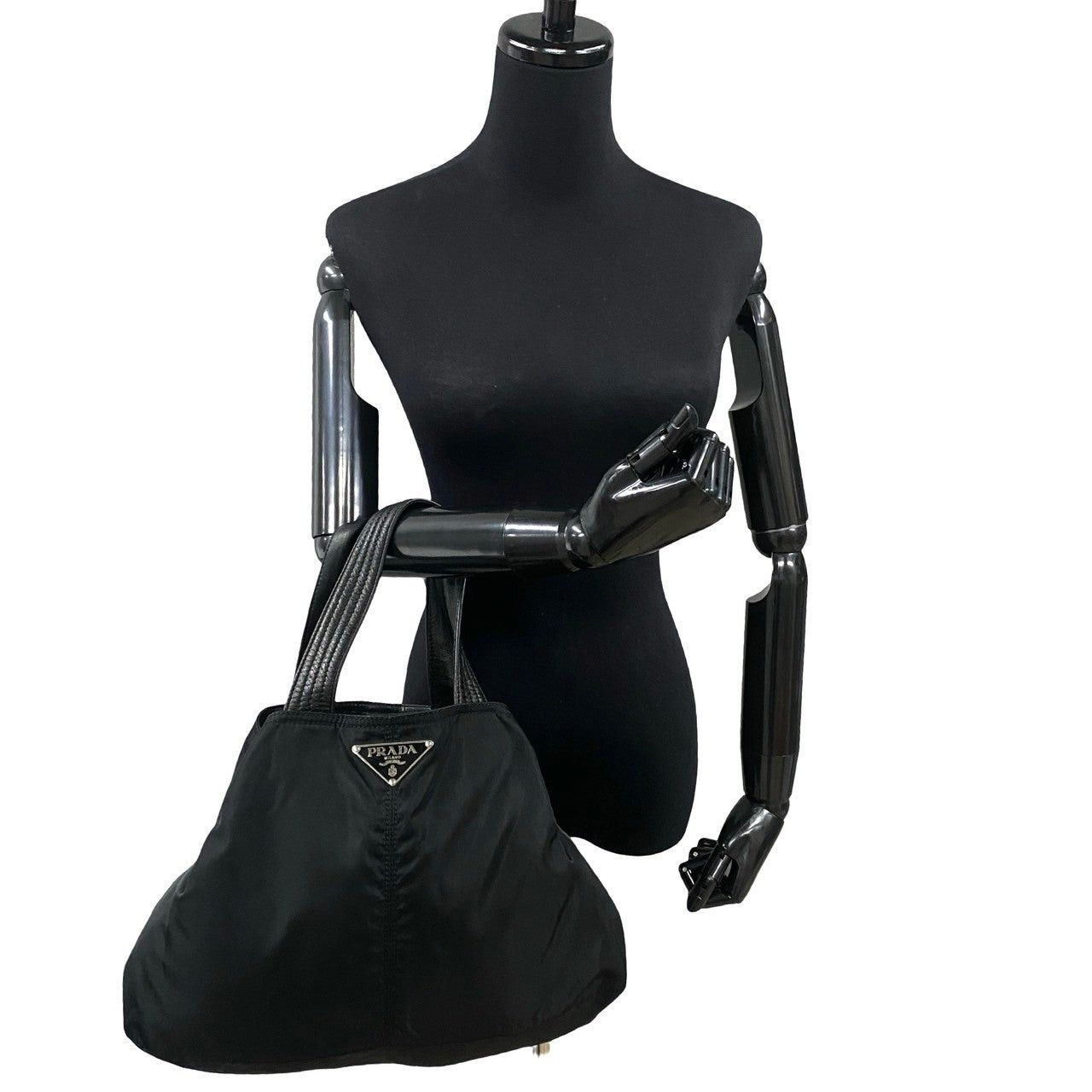 Prada Prada Handbag Black Nylon Size ONE SIZE - 2 Thumbnail