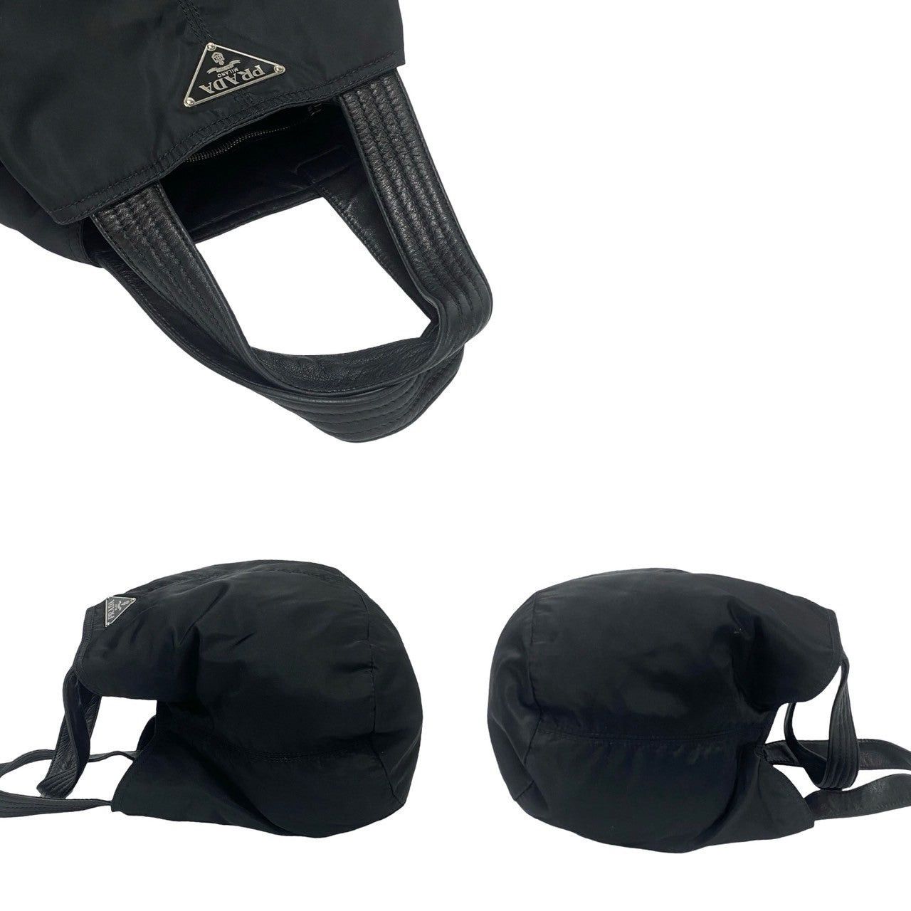 Prada Prada Handbag Black Nylon Size ONE SIZE - 5 Thumbnail