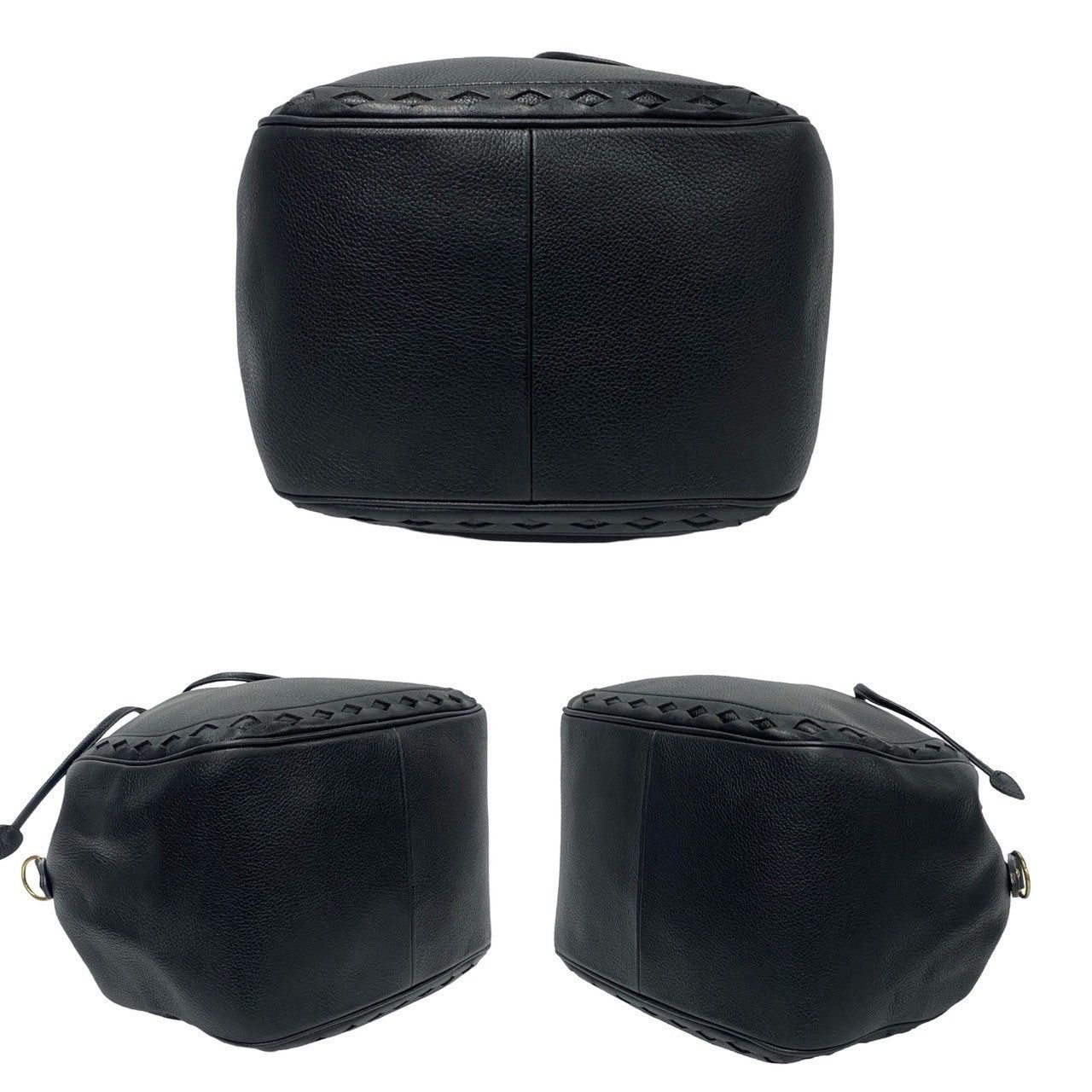 Yves Saint Laurent Yves Saint Laurent Shoulder Bag Black Leather Size ONE SIZE - 6 Thumbnail