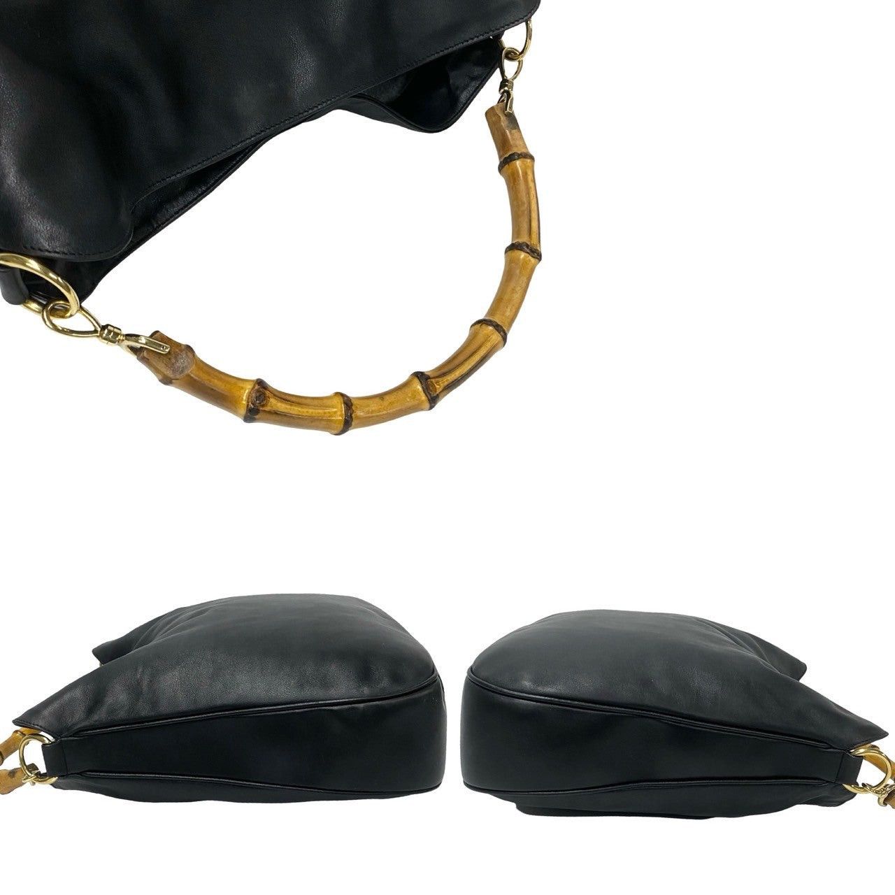 Gucci Gucci Shoulder Bag Black Leather Size ONE SIZE - 5 Thumbnail