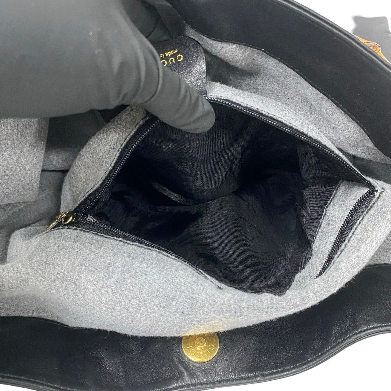 Gucci Gucci Shoulder Bag Black Leather Size ONE SIZE - 9 Thumbnail