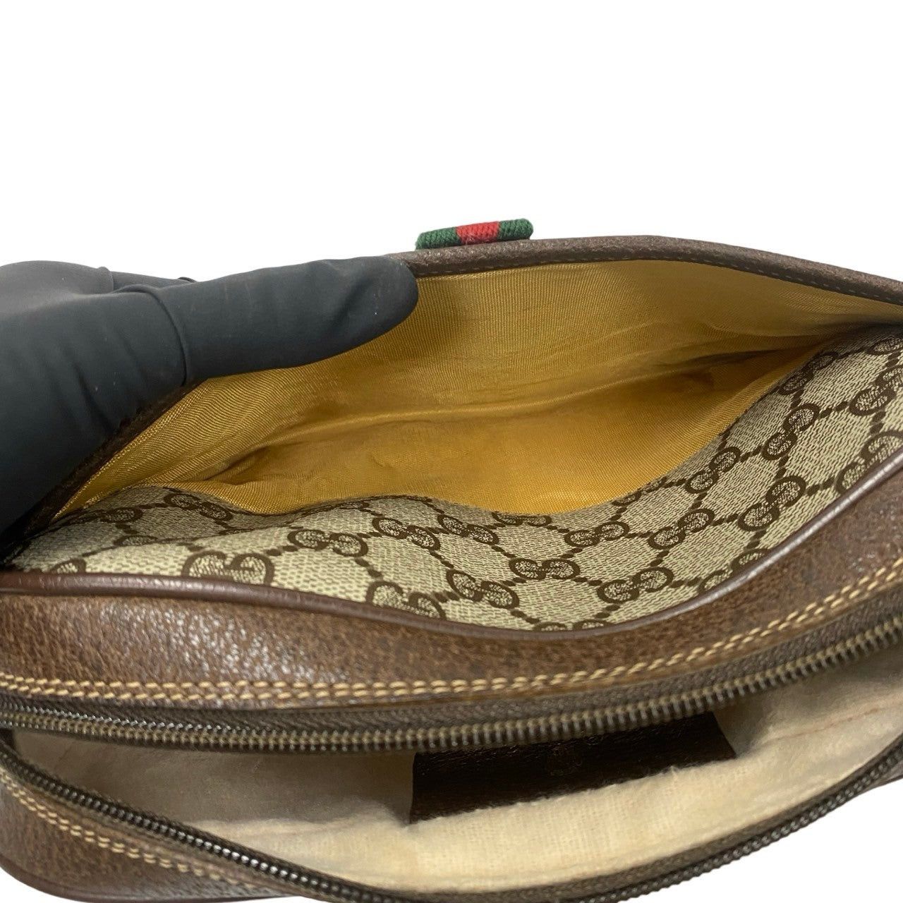 Gucci Gucci Shoulder Bag Brown Leather Size ONE SIZE - 9 Thumbnail