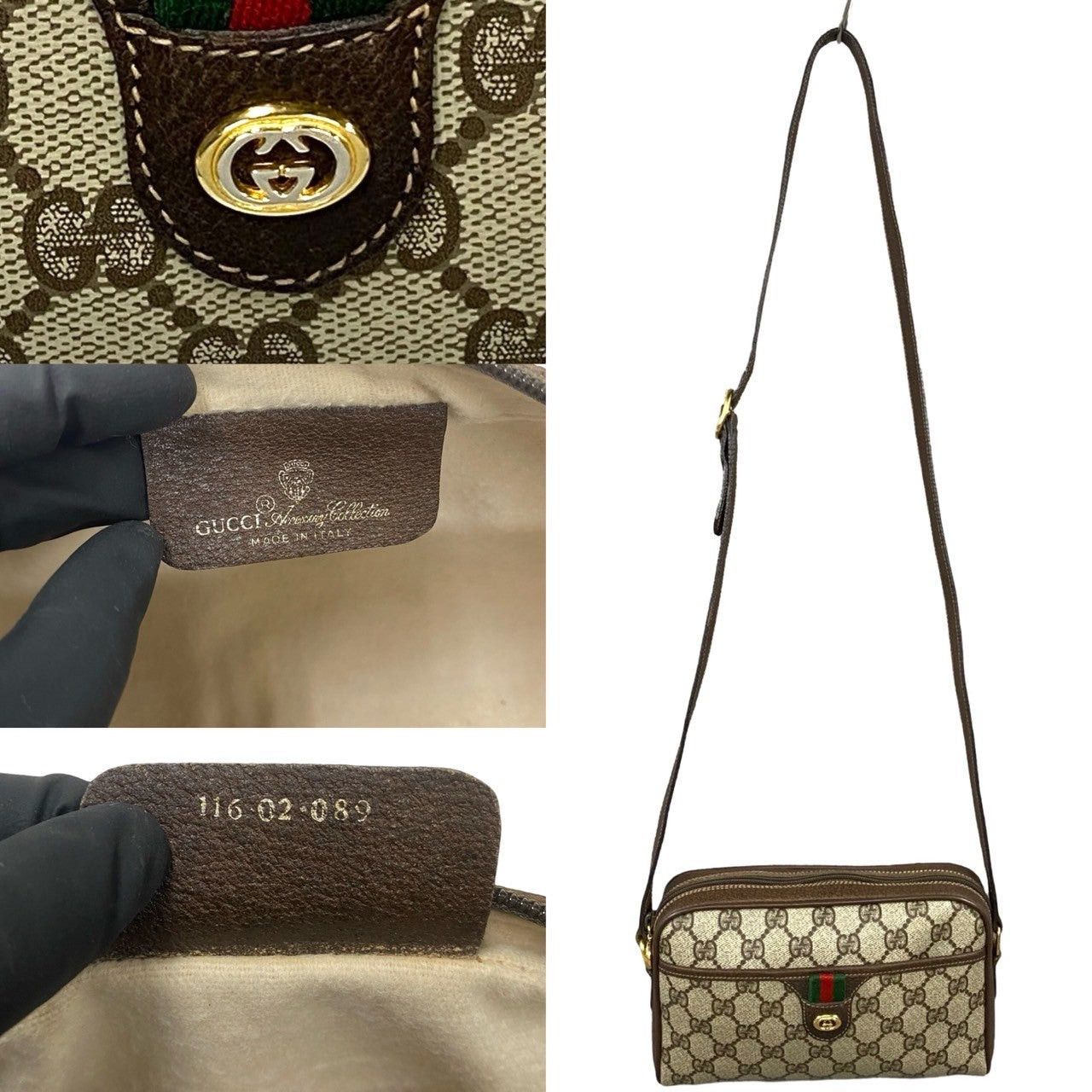 Gucci Gucci Shoulder Bag Brown Leather Size ONE SIZE - 3 Thumbnail