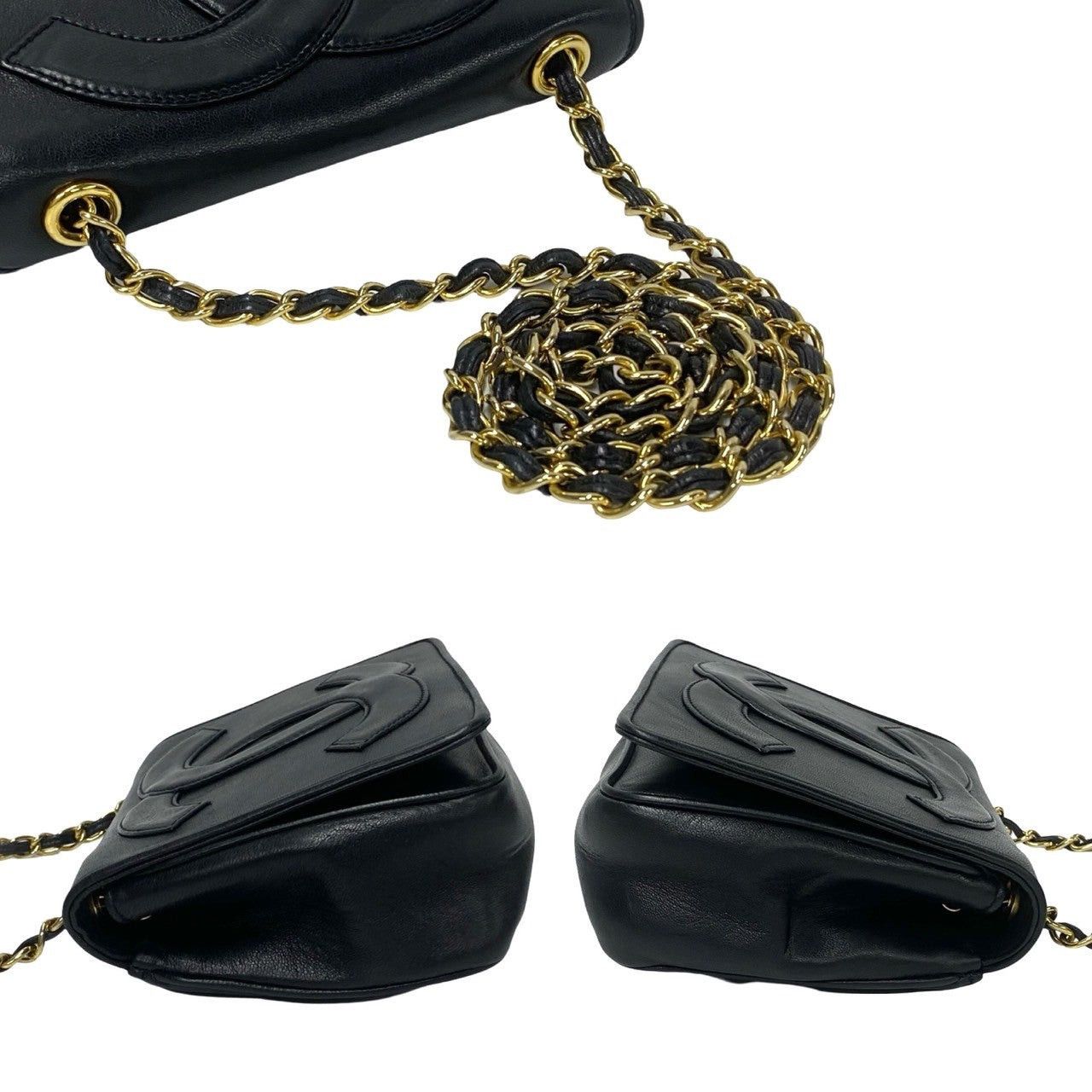 Chanel Chanel Shoulder Bag Black Lambskin Size ONE SIZE - 5 Thumbnail