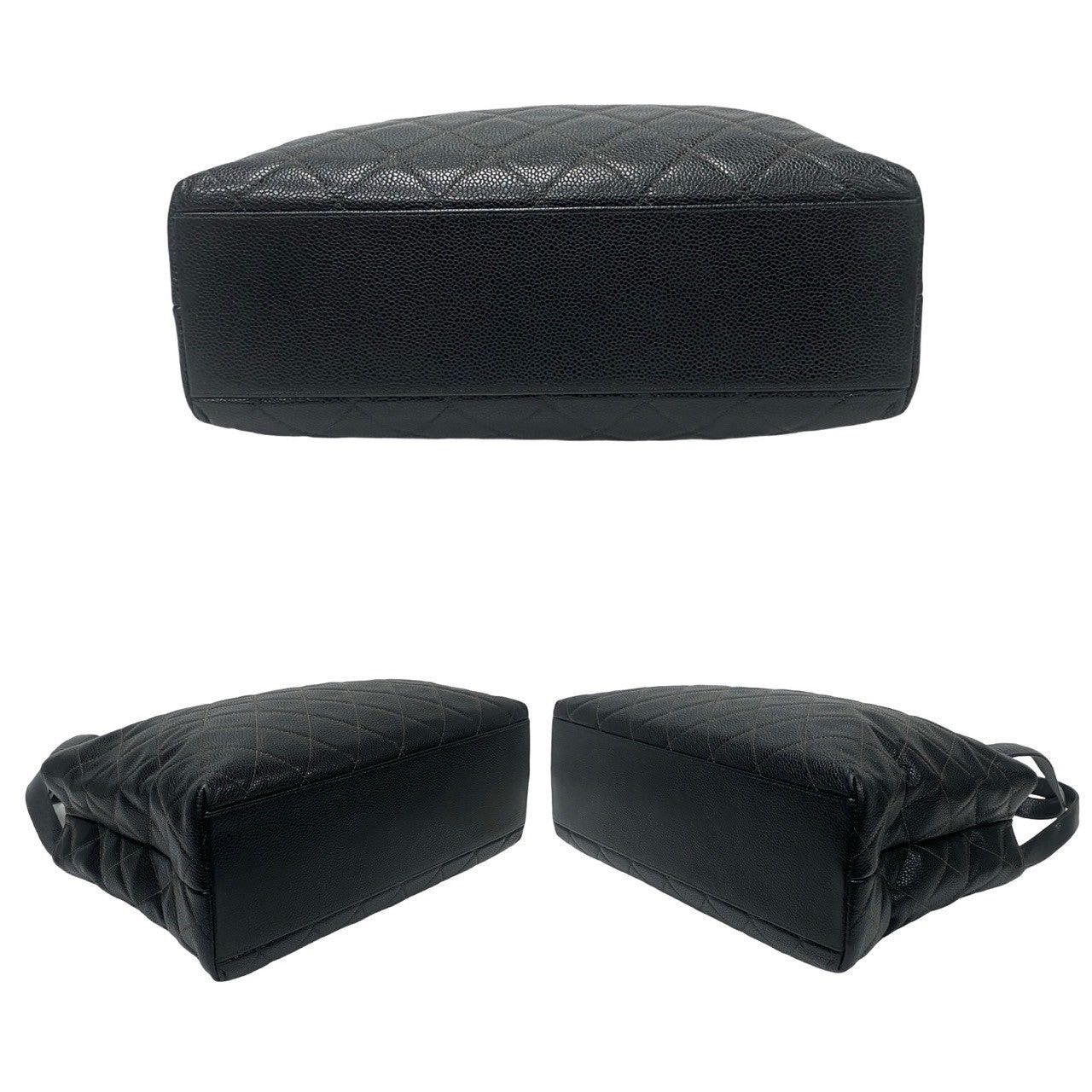 Chanel Chanel Tote Bag Black Leather Size ONE SIZE - 5 Thumbnail