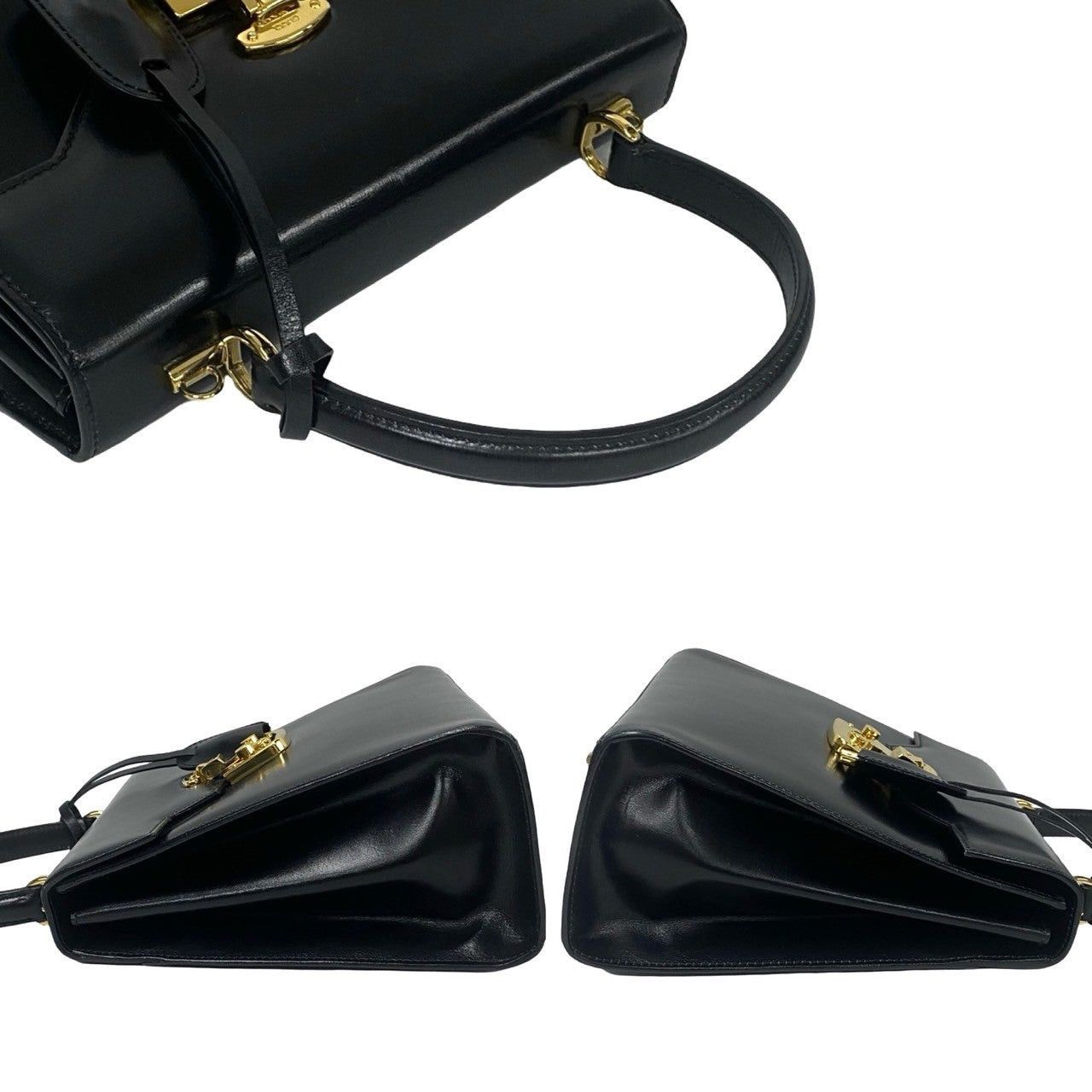 Gucci Gucci Shoulder Bag Black Leather Size ONE SIZE - 5 Thumbnail