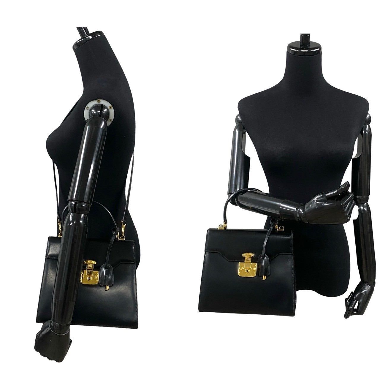 Gucci Gucci Shoulder Bag Black Leather Size ONE SIZE - 2 Thumbnail