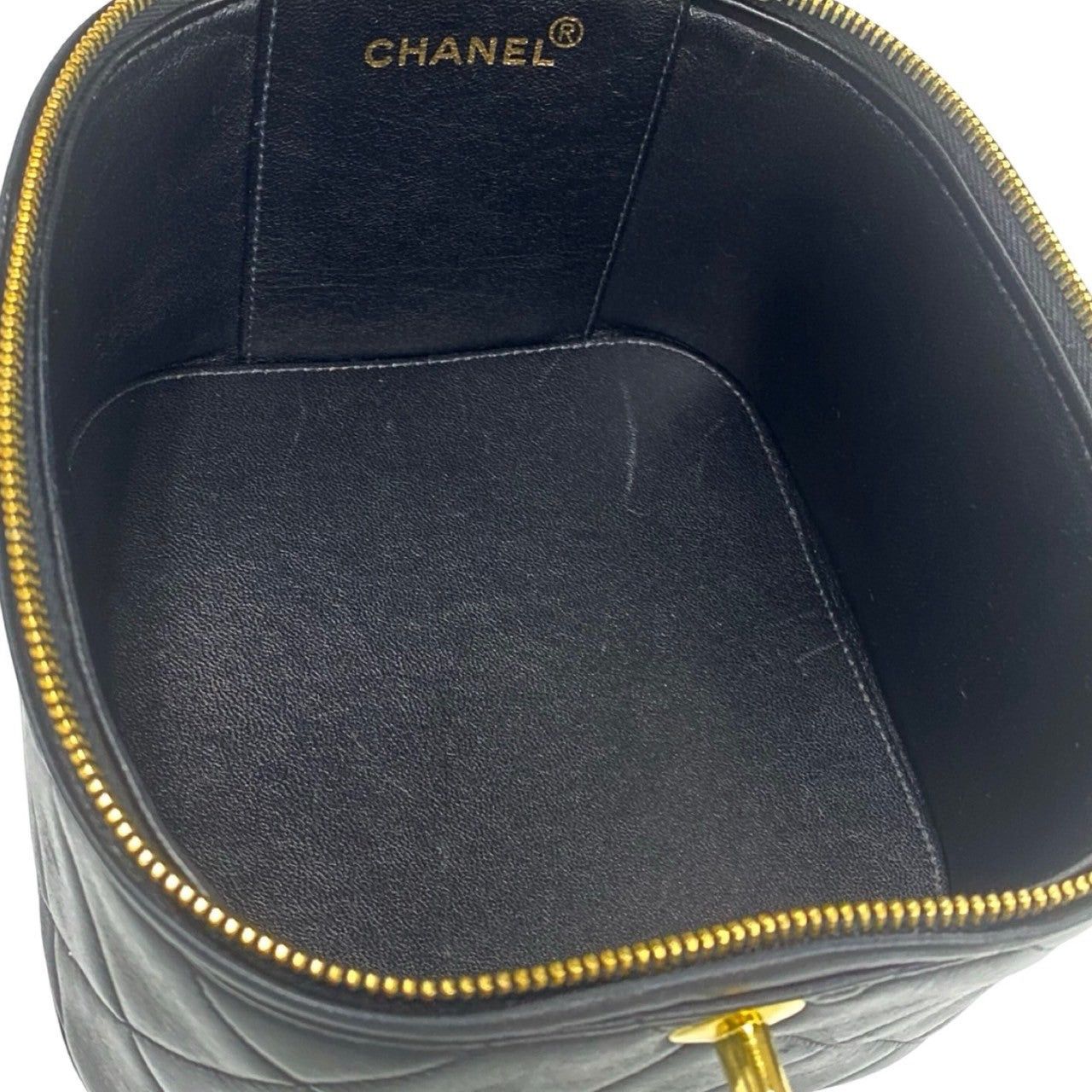 Chanel Chanel Handbag Black Lambskin Size ONE SIZE - 8 Thumbnail