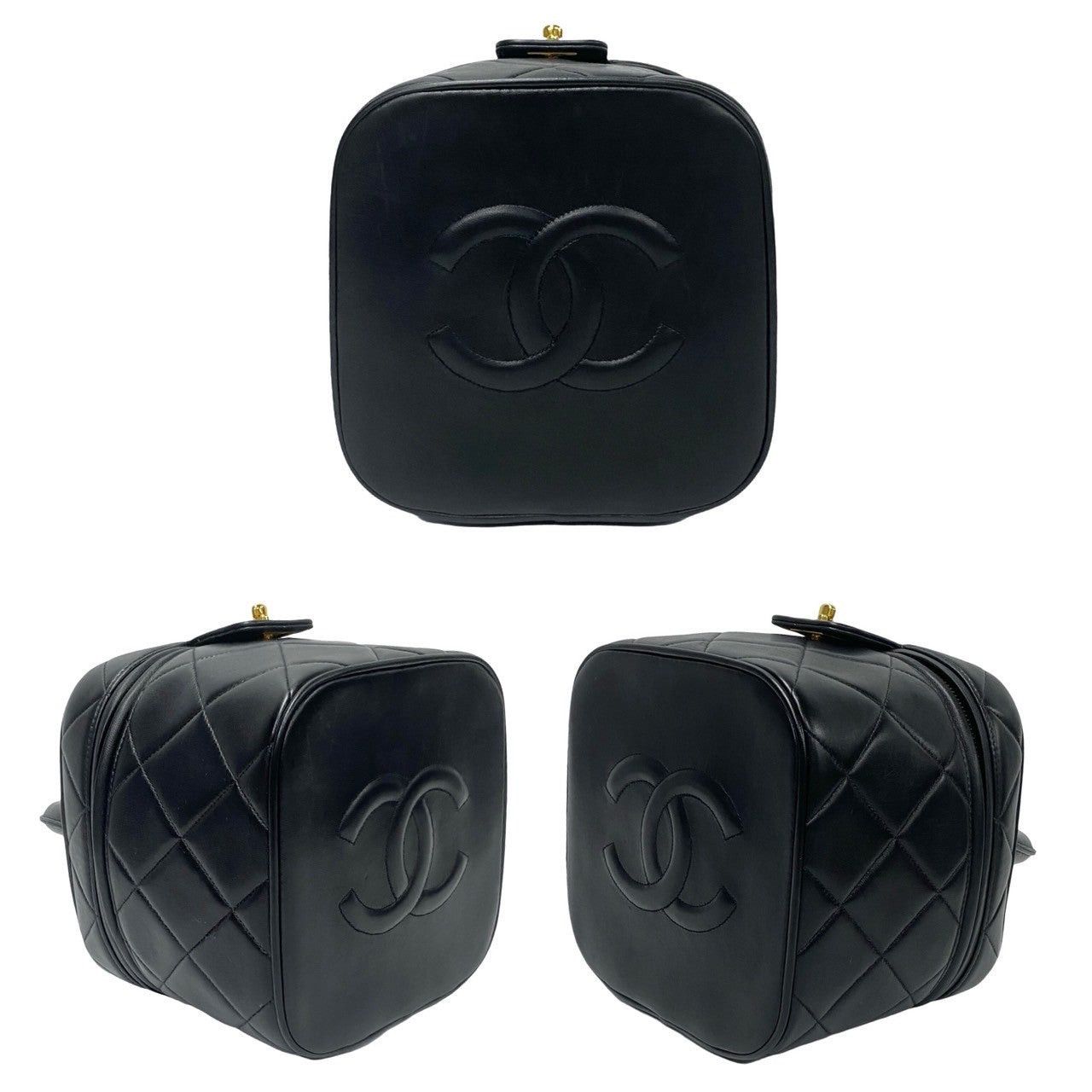Chanel Chanel Handbag Black Lambskin Size ONE SIZE - 5 Thumbnail