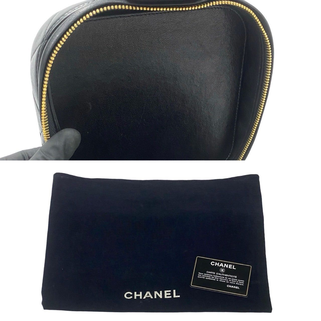 Chanel Chanel Handbag Black Lambskin Size ONE SIZE - 7 Thumbnail
