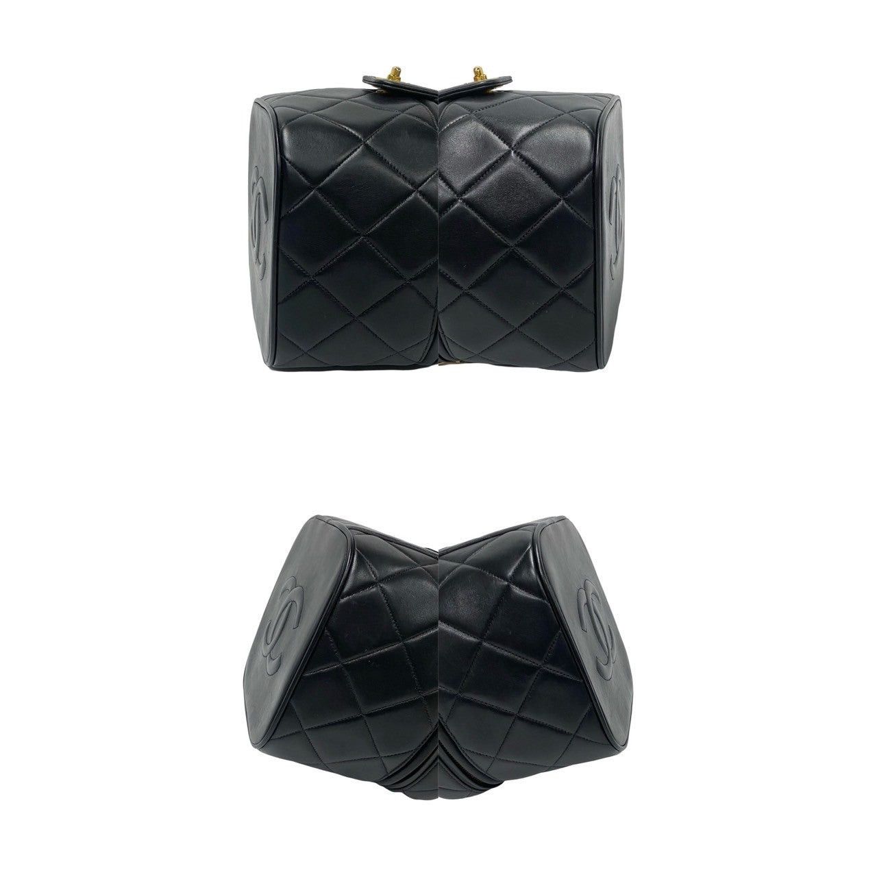 Chanel Chanel Handbag Black Lambskin Size ONE SIZE - 6 Thumbnail