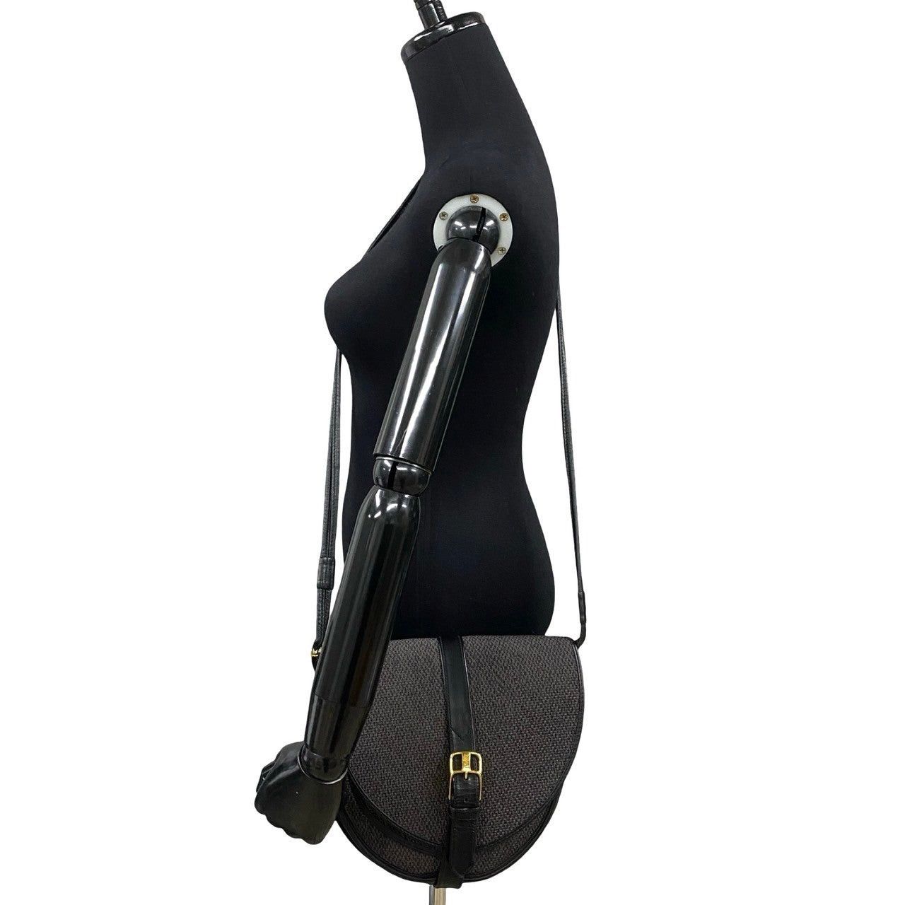 Yves Saint Laurent Yves Saint Laurent Shoulder Bag Black Leather Size ONE SIZE - 2 Thumbnail