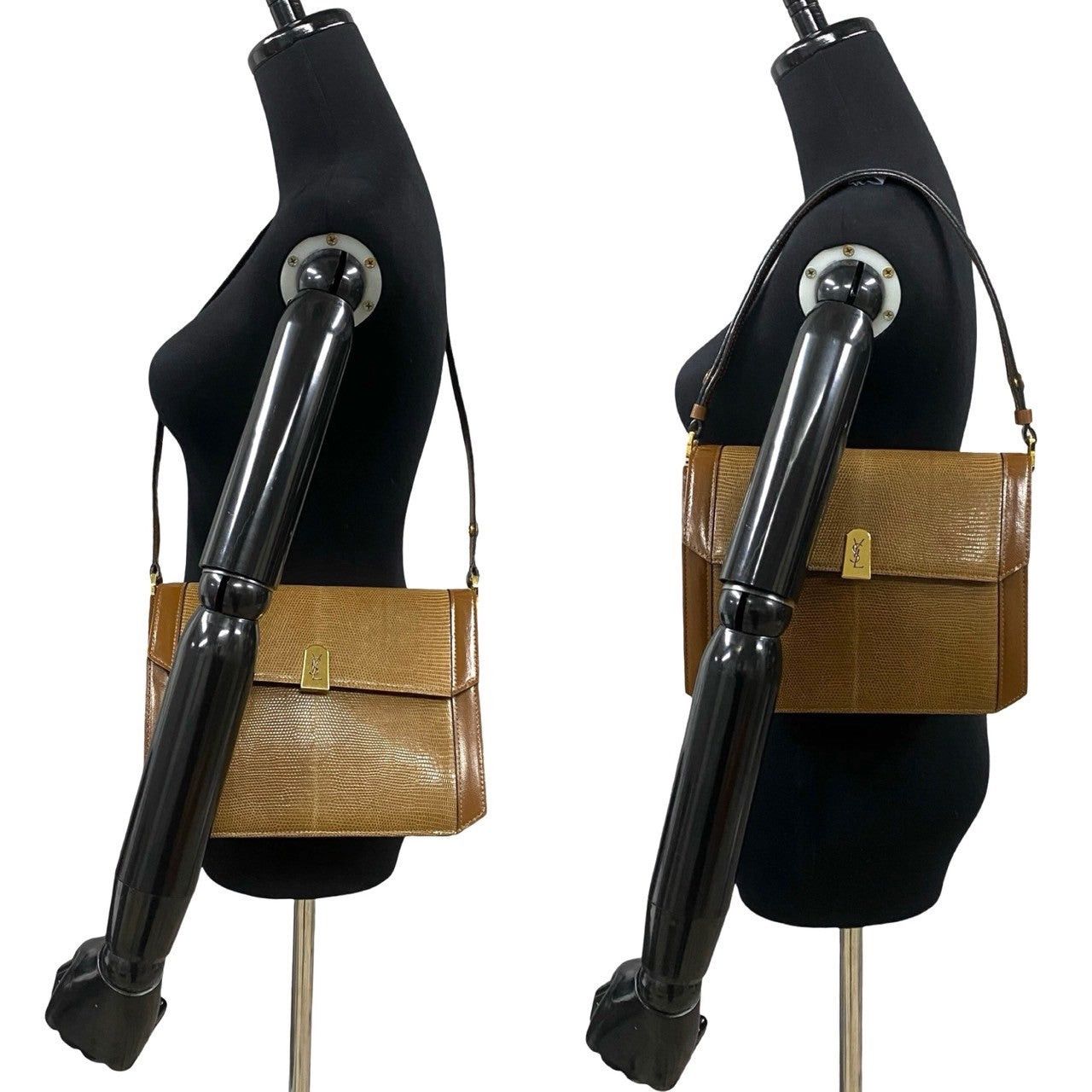Yves Saint Laurent Yves Saint Laurent Shoulder Bag Brown Leather Size ONE SIZE - 2 Thumbnail