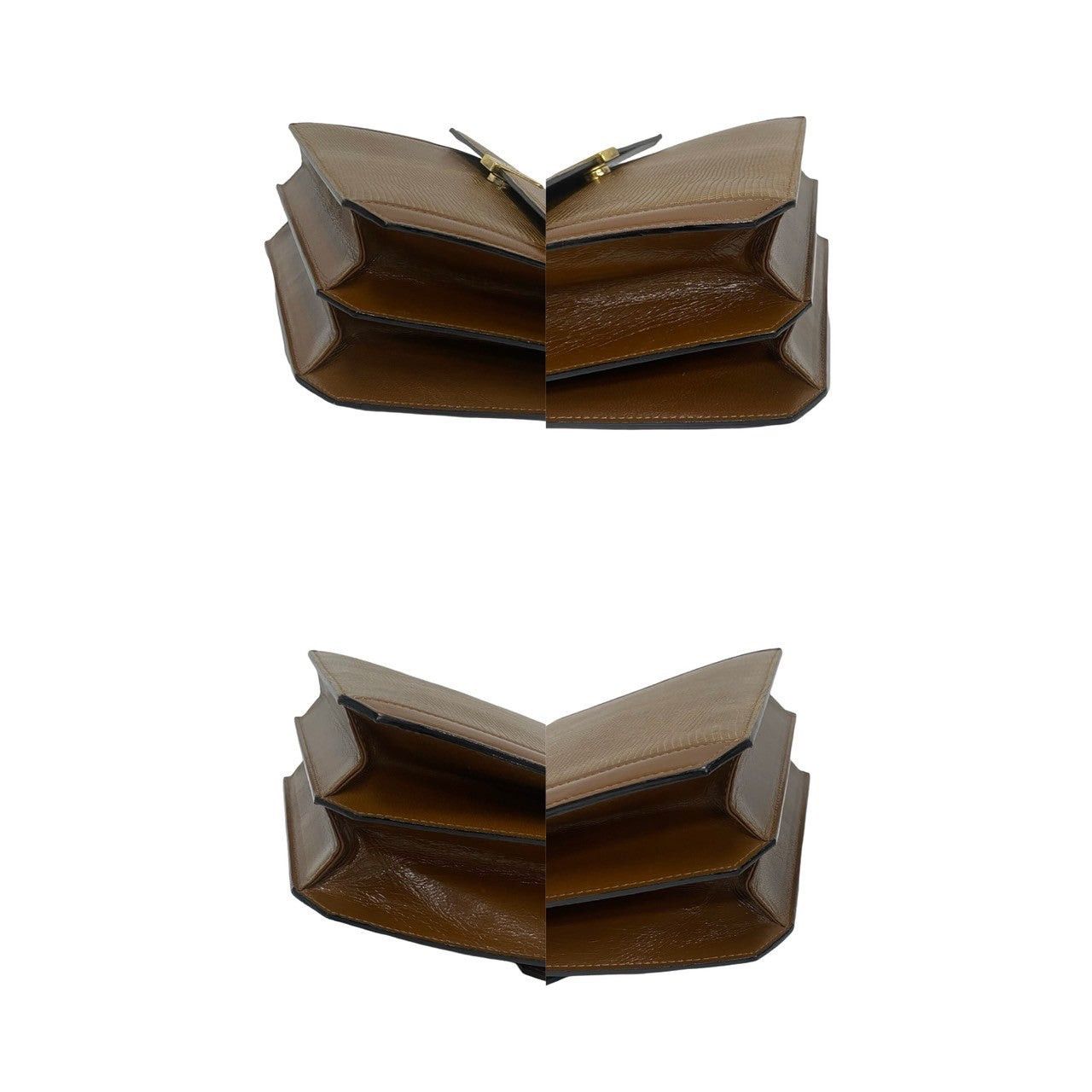 Yves Saint Laurent Yves Saint Laurent Shoulder Bag Brown Leather Size ONE SIZE - 7 Thumbnail