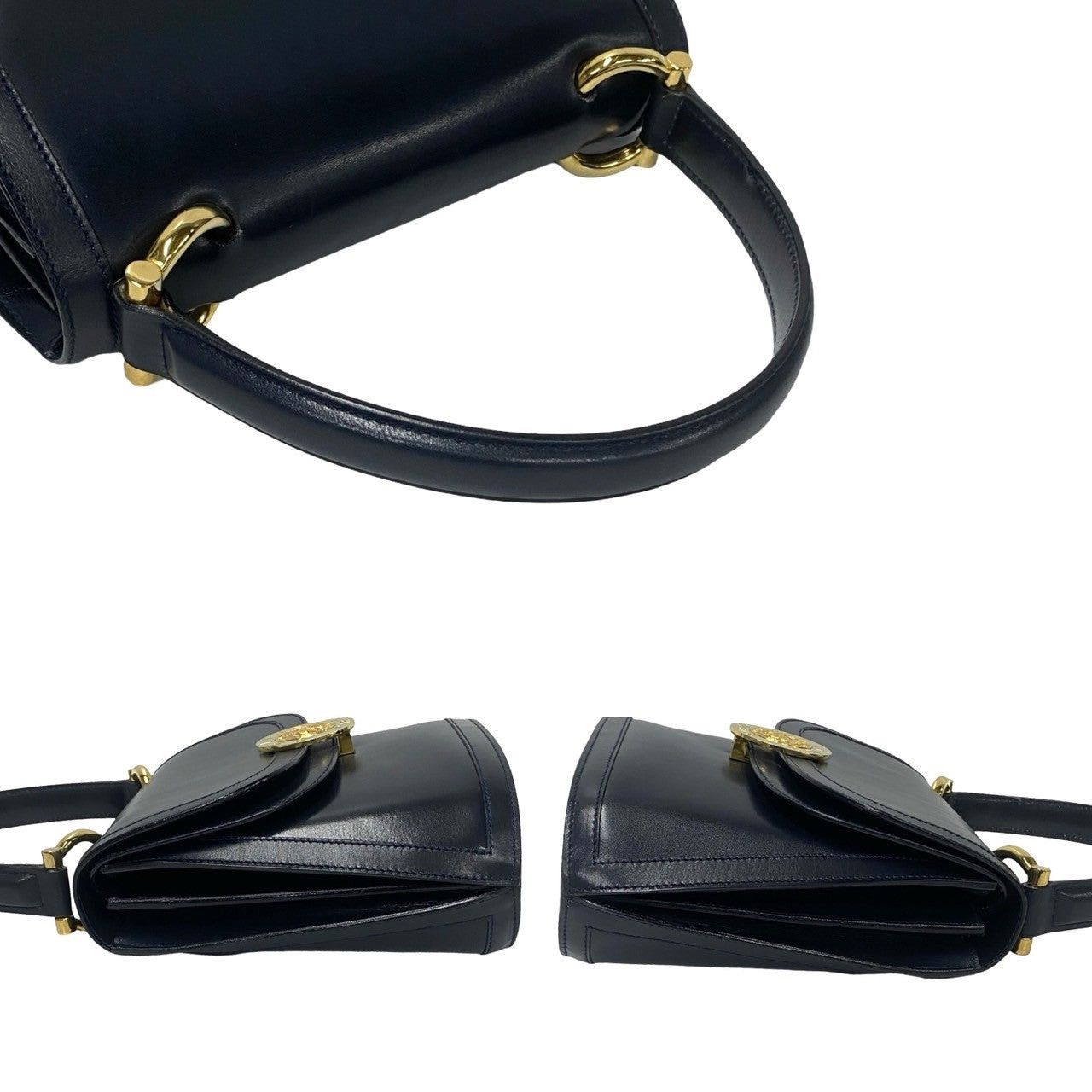 Celine Celine Handbag Blue Leather Size ONE SIZE - 5 Thumbnail